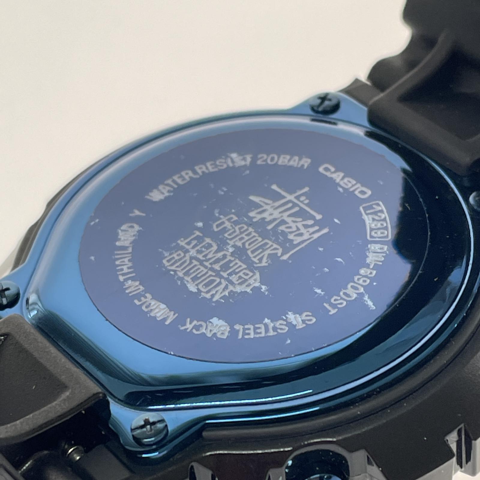 腕時計 G-SHOCK×STUSSY 30周年記念 DWー6900S ブラック