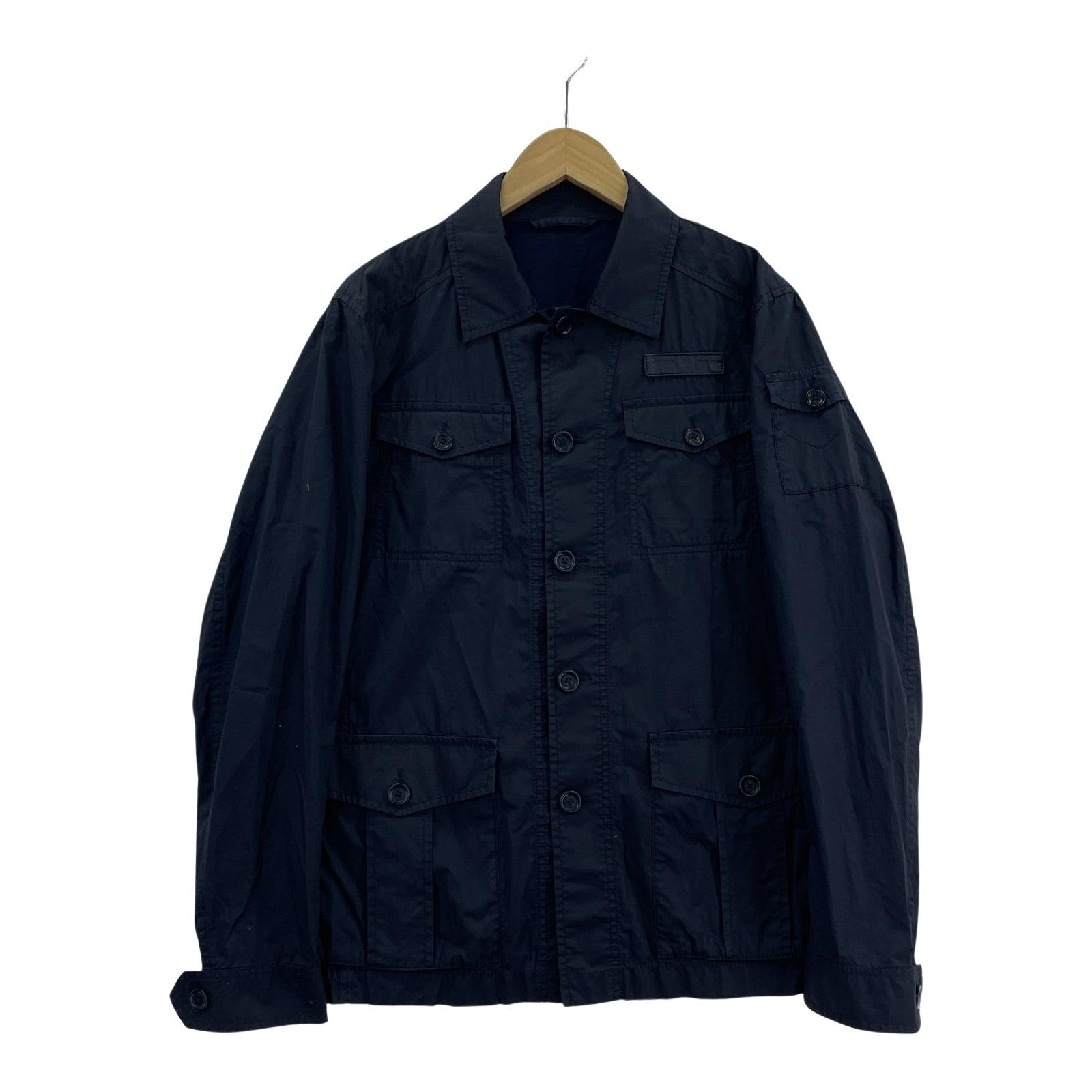 その他アウター EPOCA UOMO ナイロンシャツ ネイビー (48)