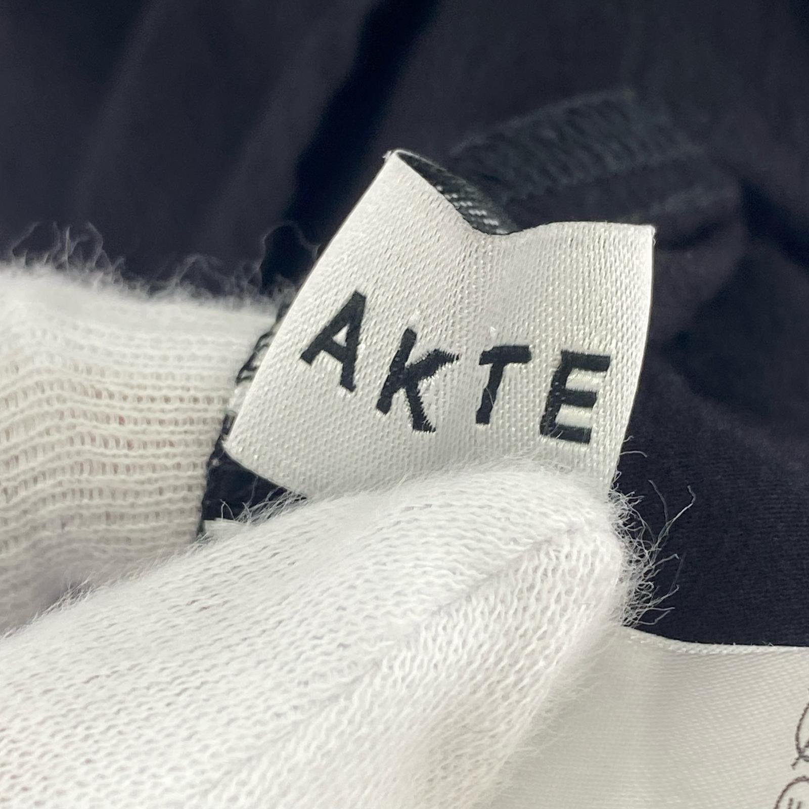 ワンピース AKTE ボタンシャツワンピース ブラック フリー ブラック