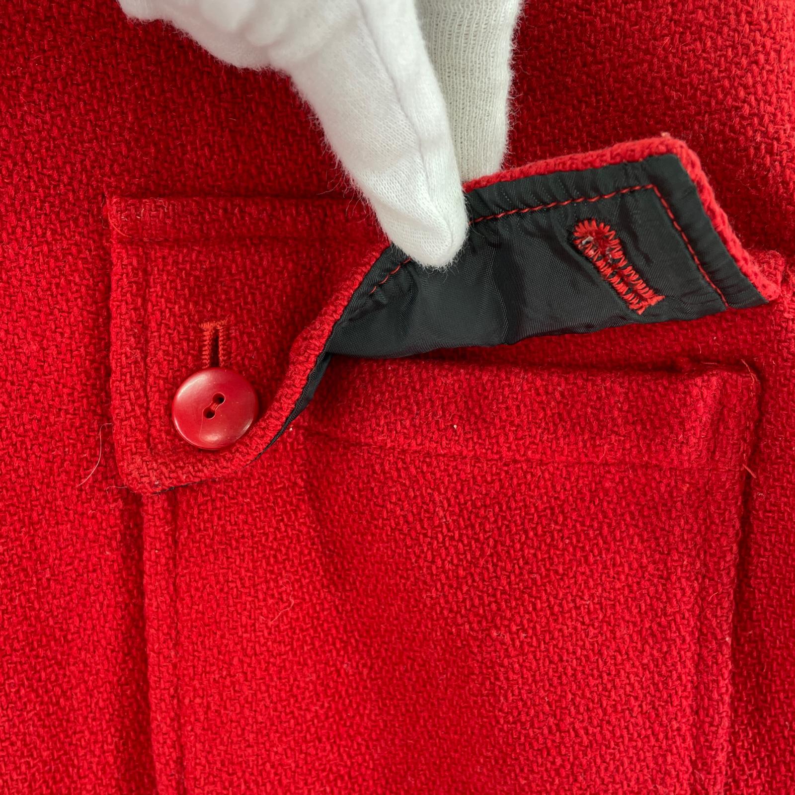 その他アウター OSH KOSH 90s ウール混ジャケット M レッド M レッド
