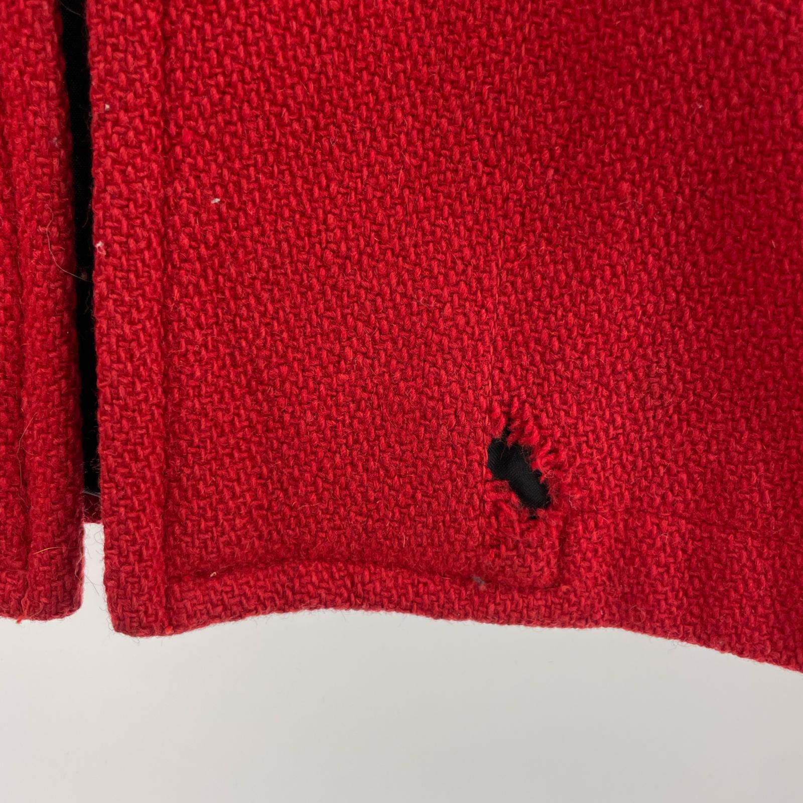 その他アウター OSH KOSH 90s ウール混ジャケット M レッド M レッド
