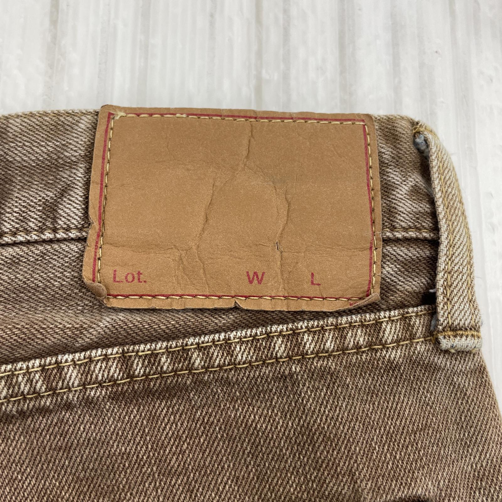 その他ボトムス DOMINGO/40-123A/ブラウンデニムパンツ