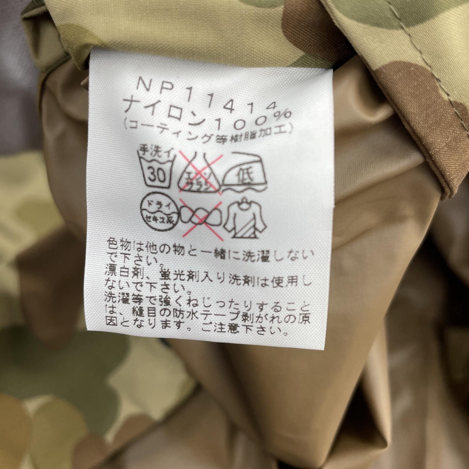 その他アウター THE NORTH FACE レインポンチョ 迷彩柄 M M マルチカラー