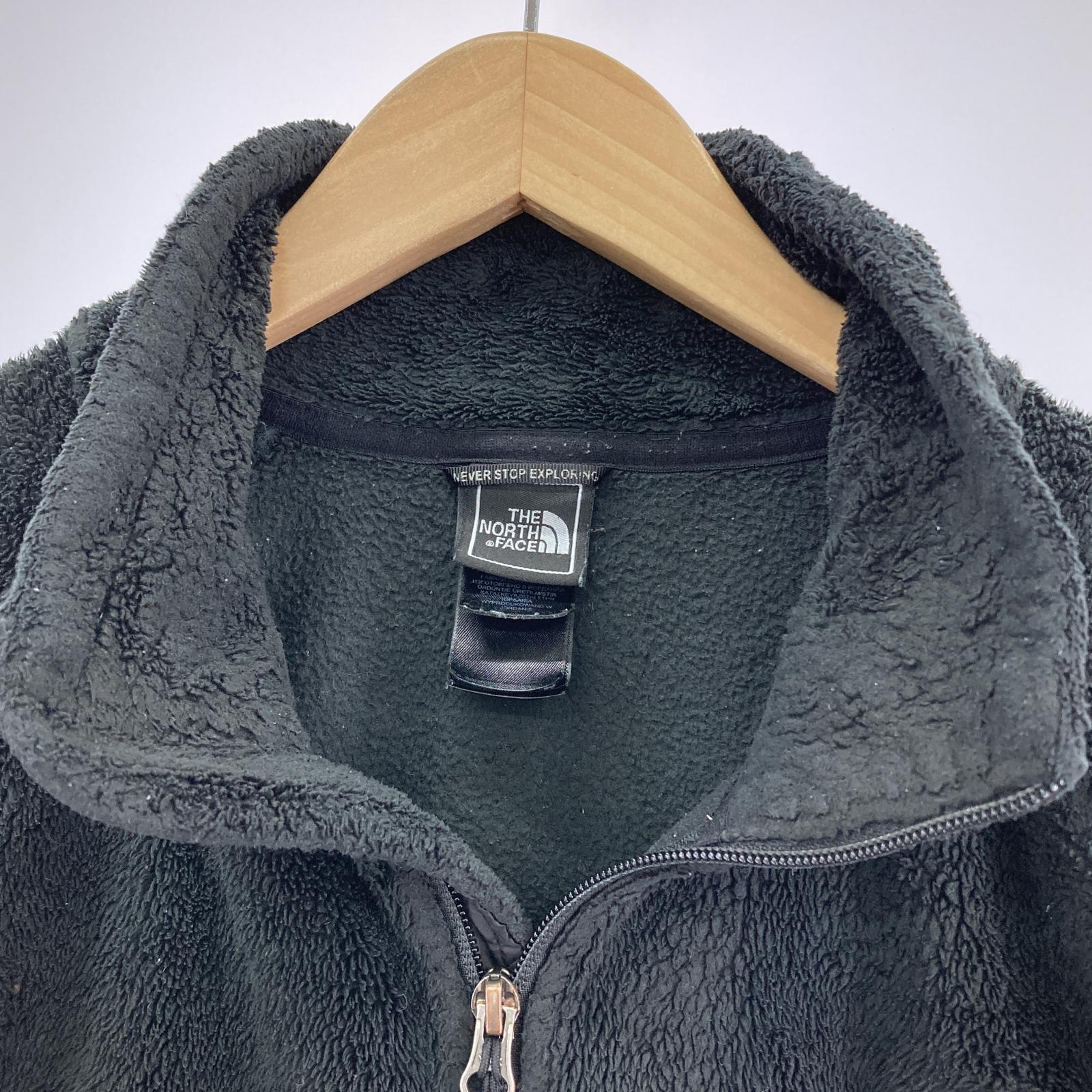 その他アウター the north face fleece jacket zipper 黒 XL ブラック