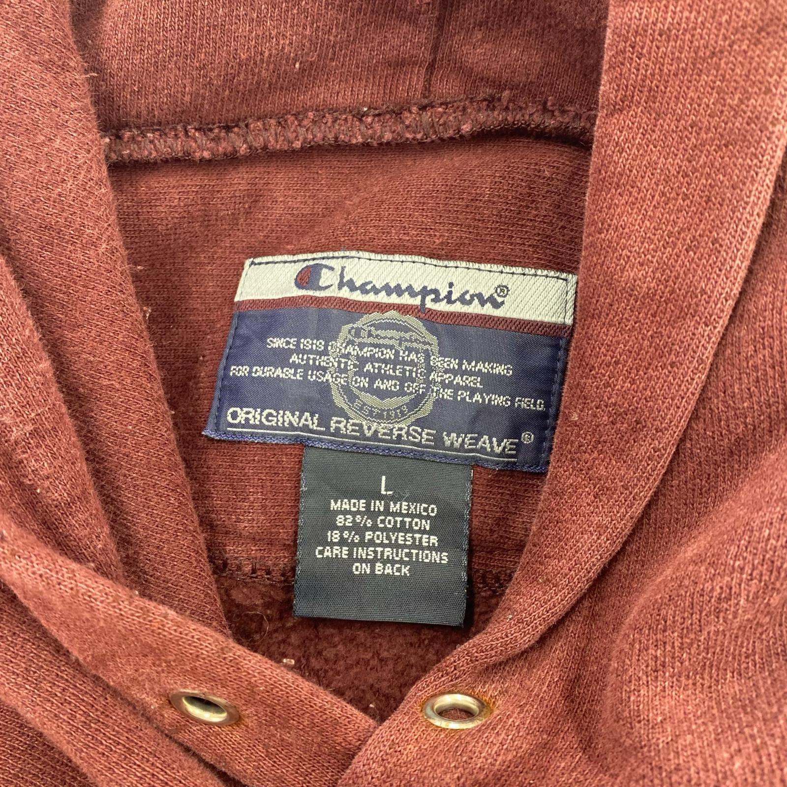 その他トップス 00s champion reverse weave hoo L レッド