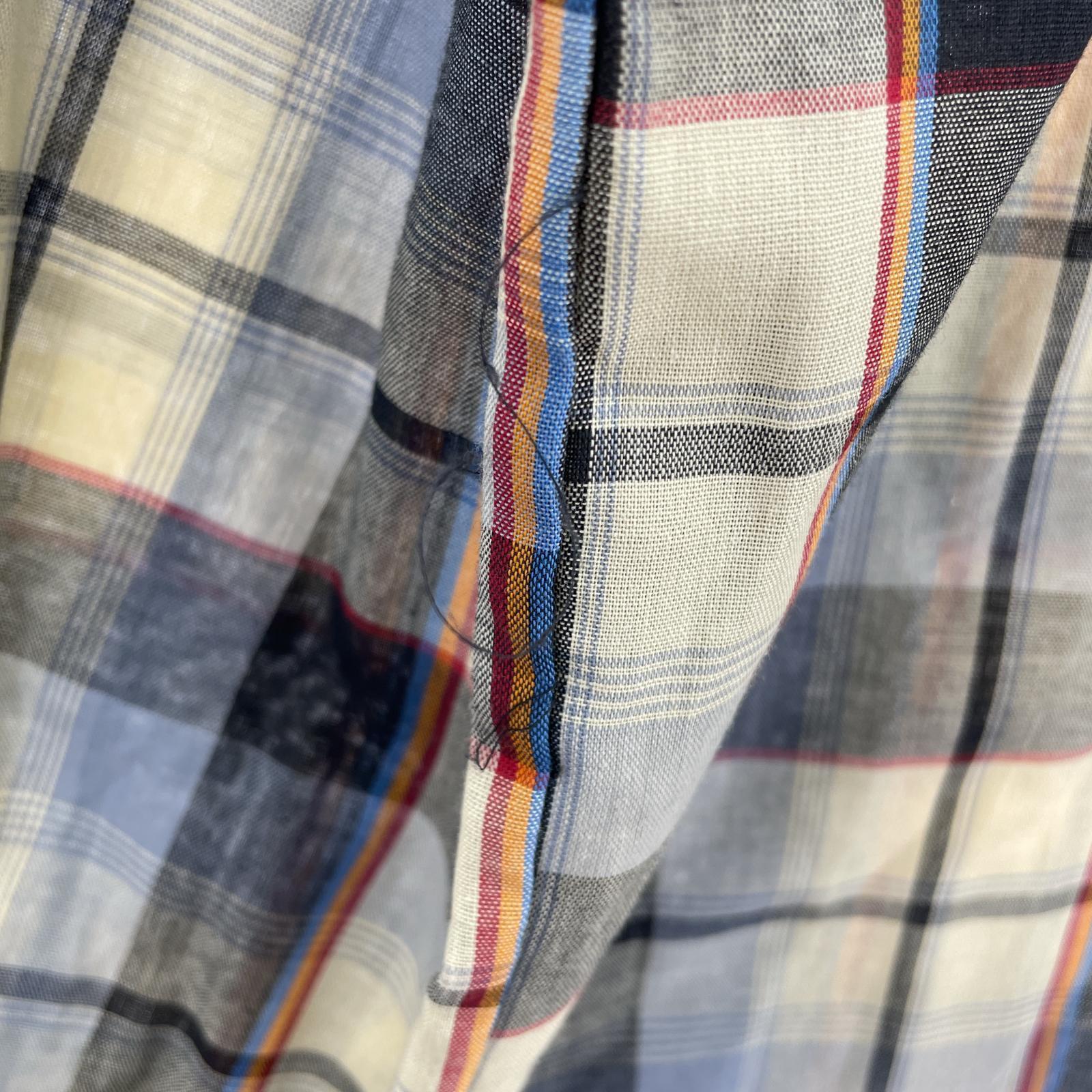 長袖シャツ old himalaya check western shirts M M