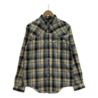 長袖シャツ old himalaya check western shirts M M