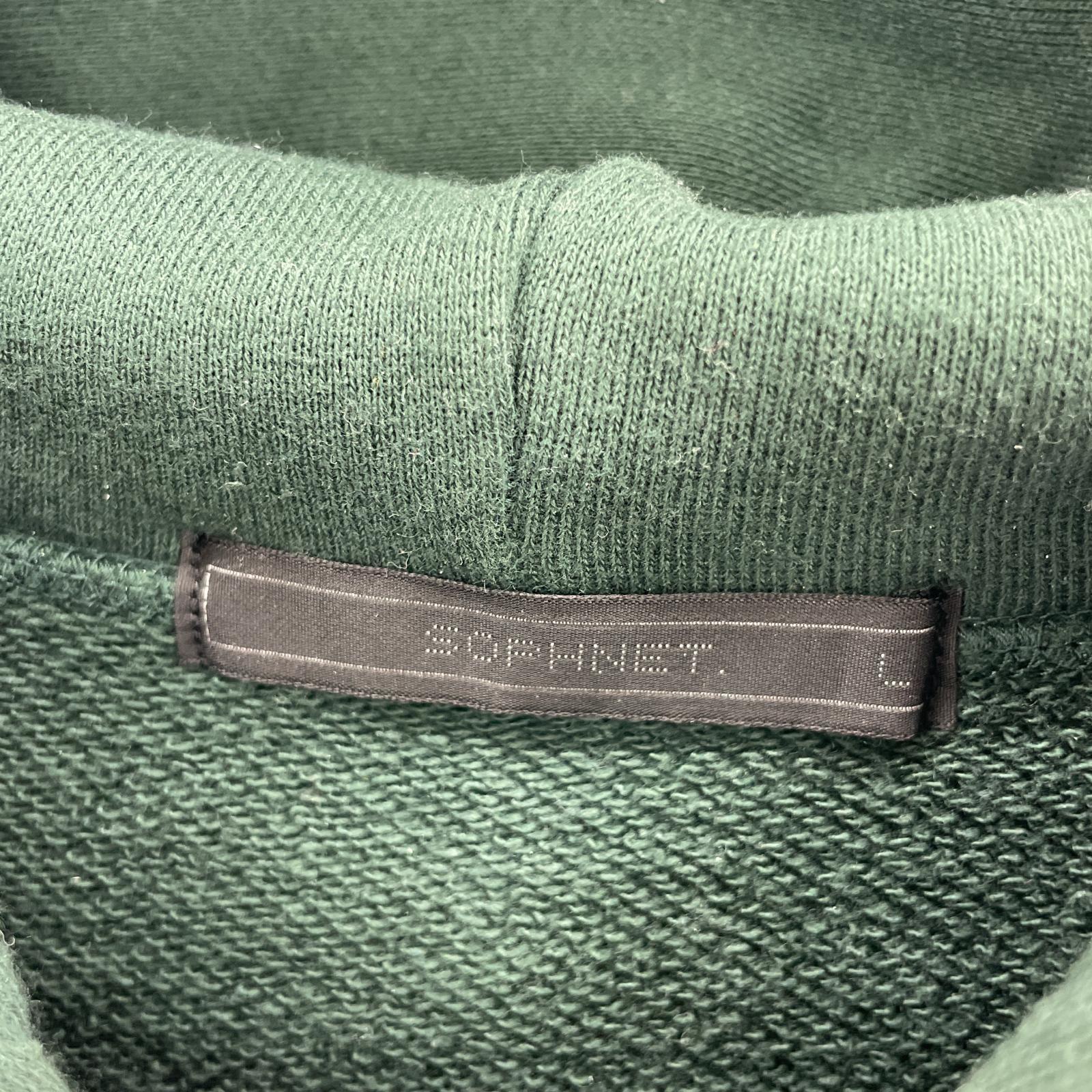 その他トップス SOPHNET. HOOD SOPHNET. LOGO SWEAT HOODIE L グリーン L グリーン