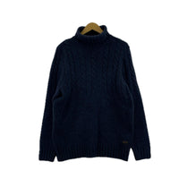 その他トップス Barbour タートルネックケーブルセーター 2102198 紺 (M) M ネイビー