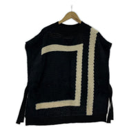 その他トップス Lallia Mu シャギーニットベスト 38 38 ブラック