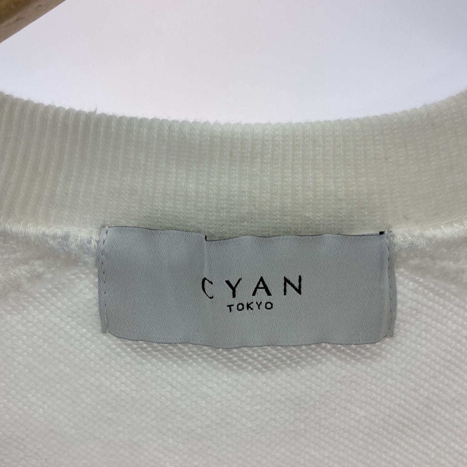その他トップス CYAN TOKYO シームレスドルマンスウェット WHT フリー ホワイト