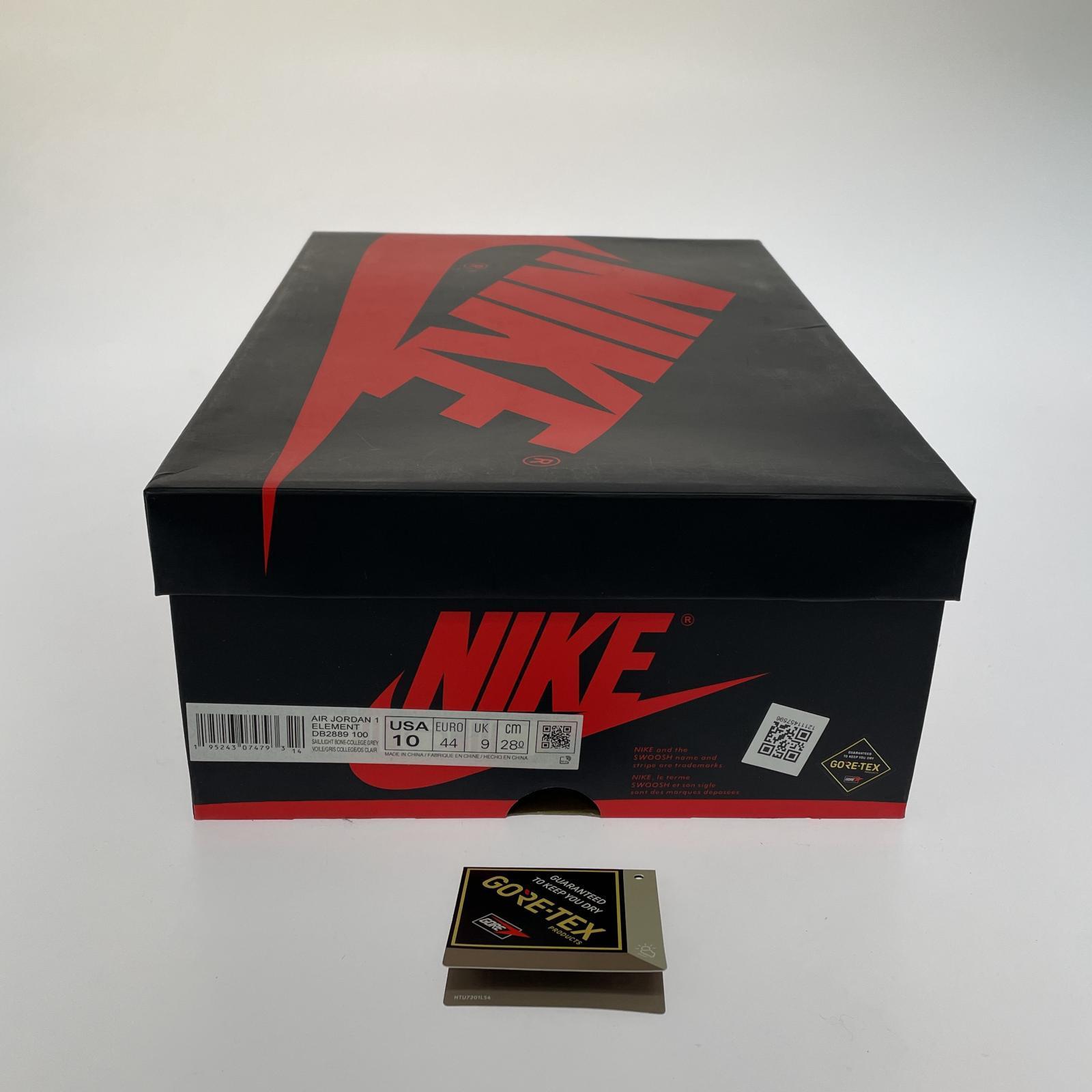 スニーカー AIR JORDAN 1 ELEMENT GORE-TEX Sail グレー 28cm (US10 UK9 1/2 EU46)