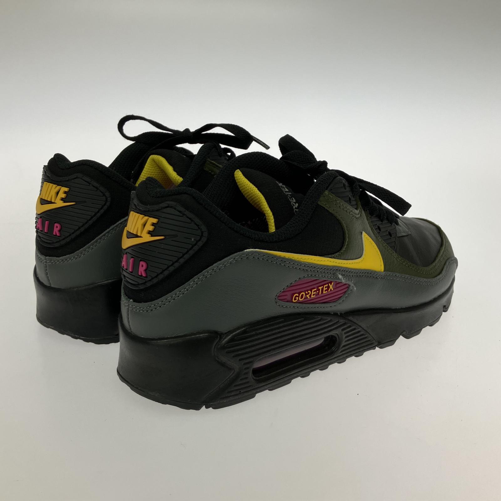スニーカー NIKE AIR MAX 90 GTX BLK YEL (26.5) 26.5cm (US8 1/2 UK8 EU43) ブラック