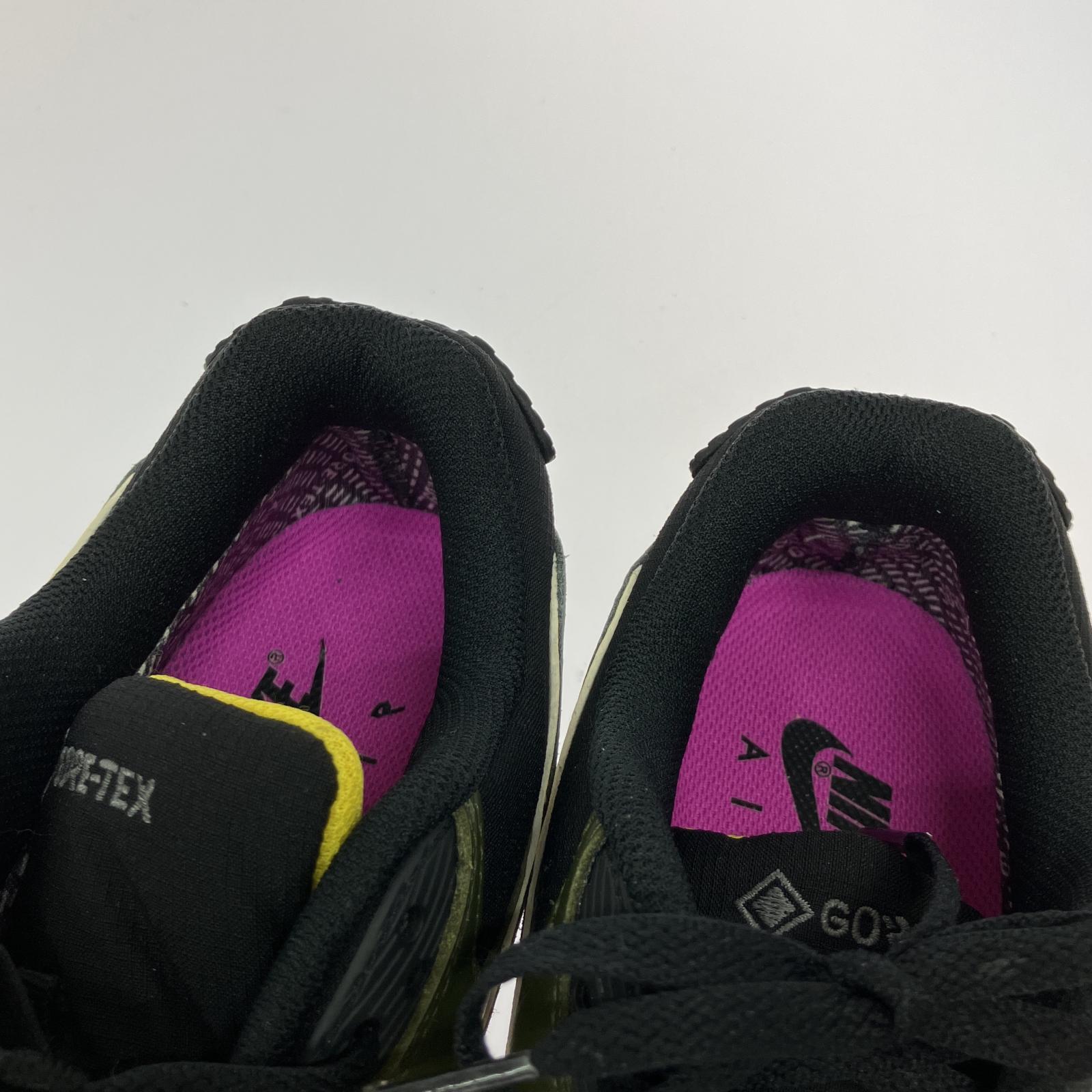 スニーカー NIKE AIR MAX 90 GTX BLK YEL (26.5) 26.5cm (US8 1/2 UK8 EU43) ブラック