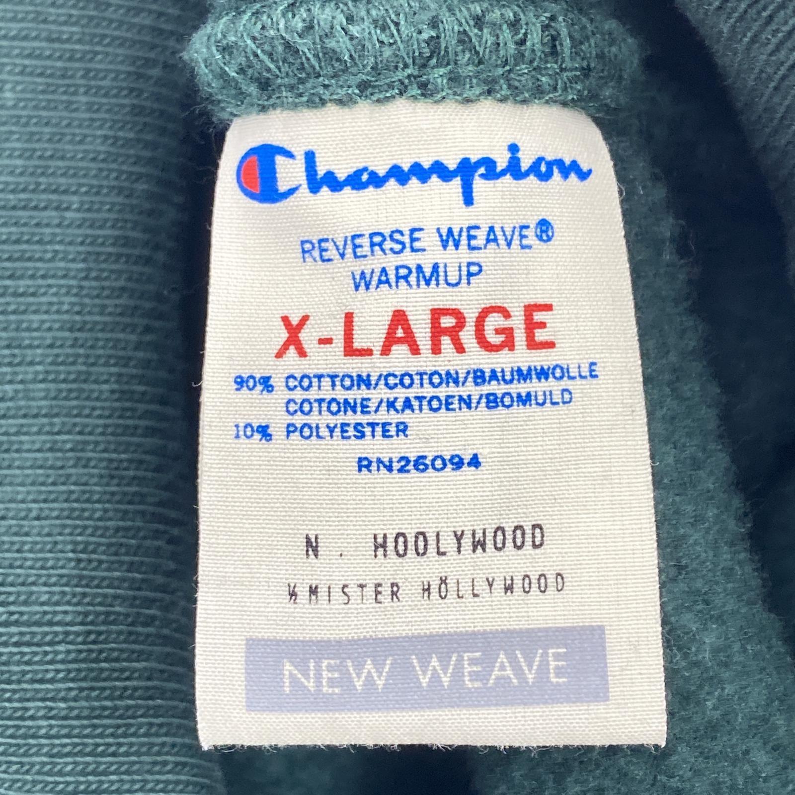 その他トップス Champion N.HOOLYWOOD リバースウィーブ ハイネック スウェットシャツ XL 緑 グリーン