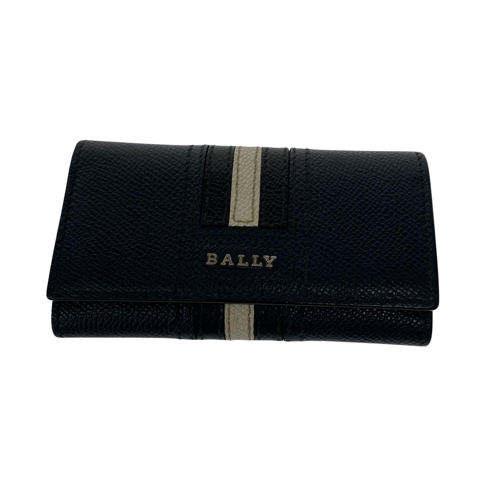 その他アクセサリー BALLY 4連キーケース レザー ネイビー