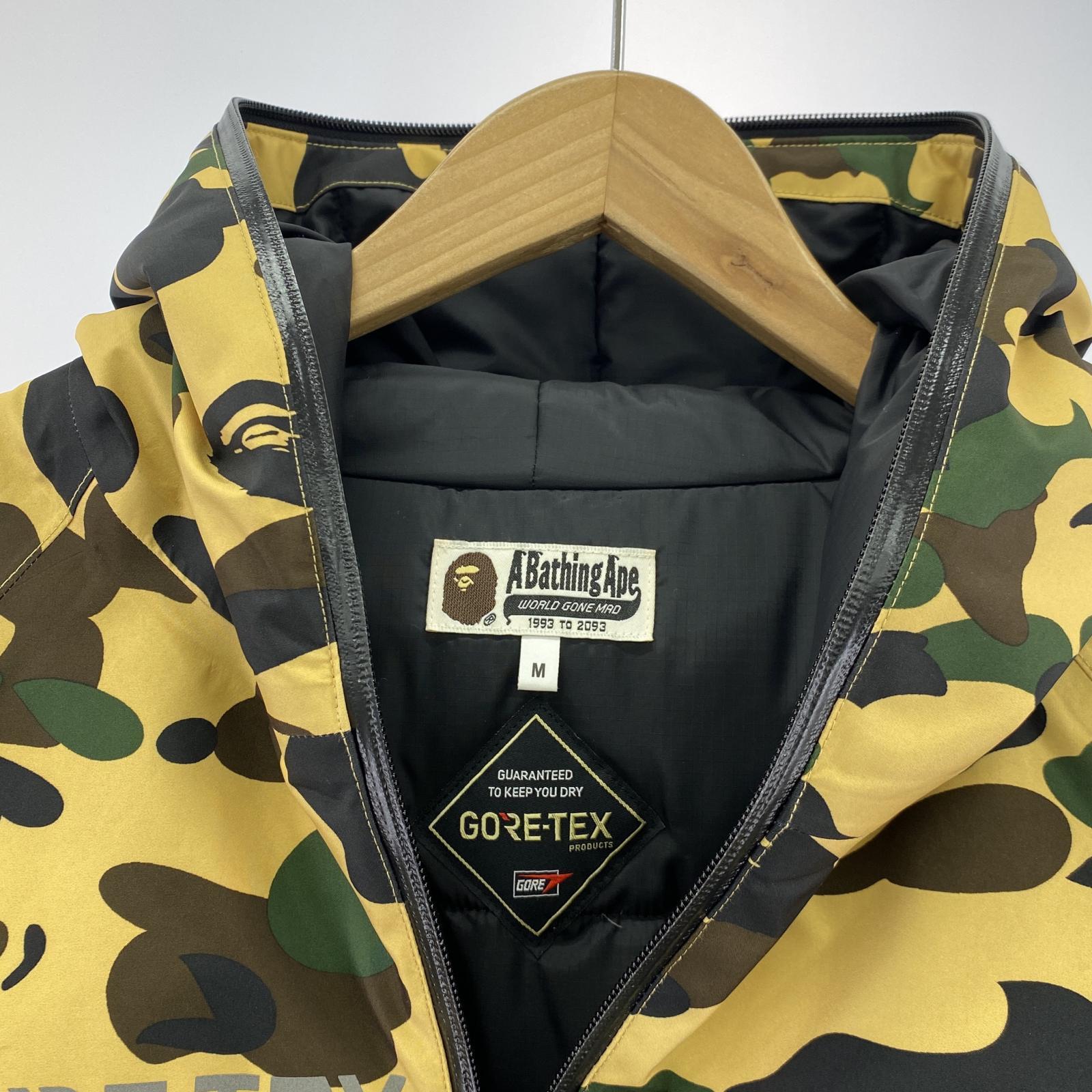 ダウンジャケット A BATHING APE GORE-TEX 1ST CAMO HOODIE DOWN JACKET 001HJF701004X (M) M