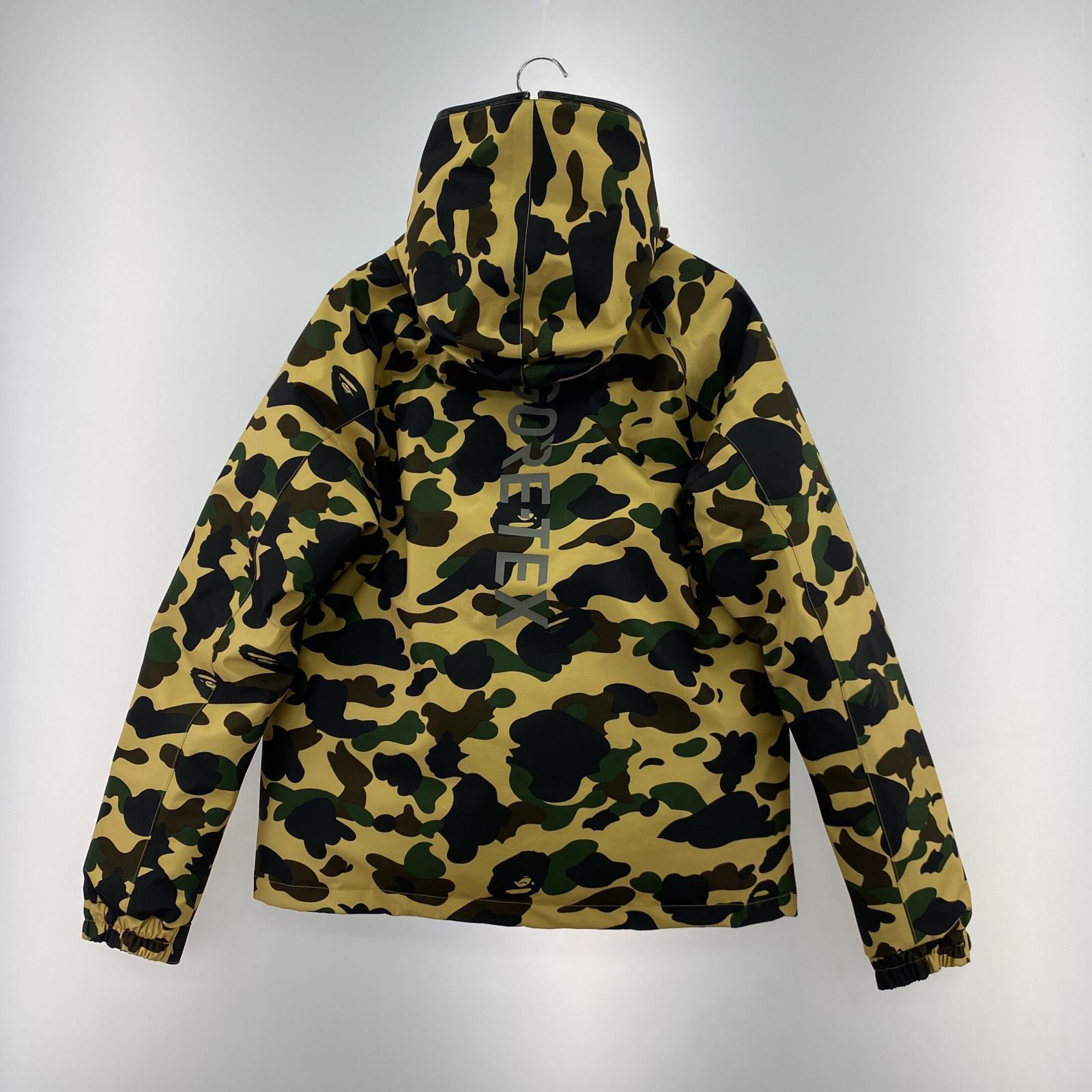 ダウンジャケット A BATHING APE GORE-TEX 1ST CAMO HOODIE DOWN JACKET 001HJF701004X (M) M