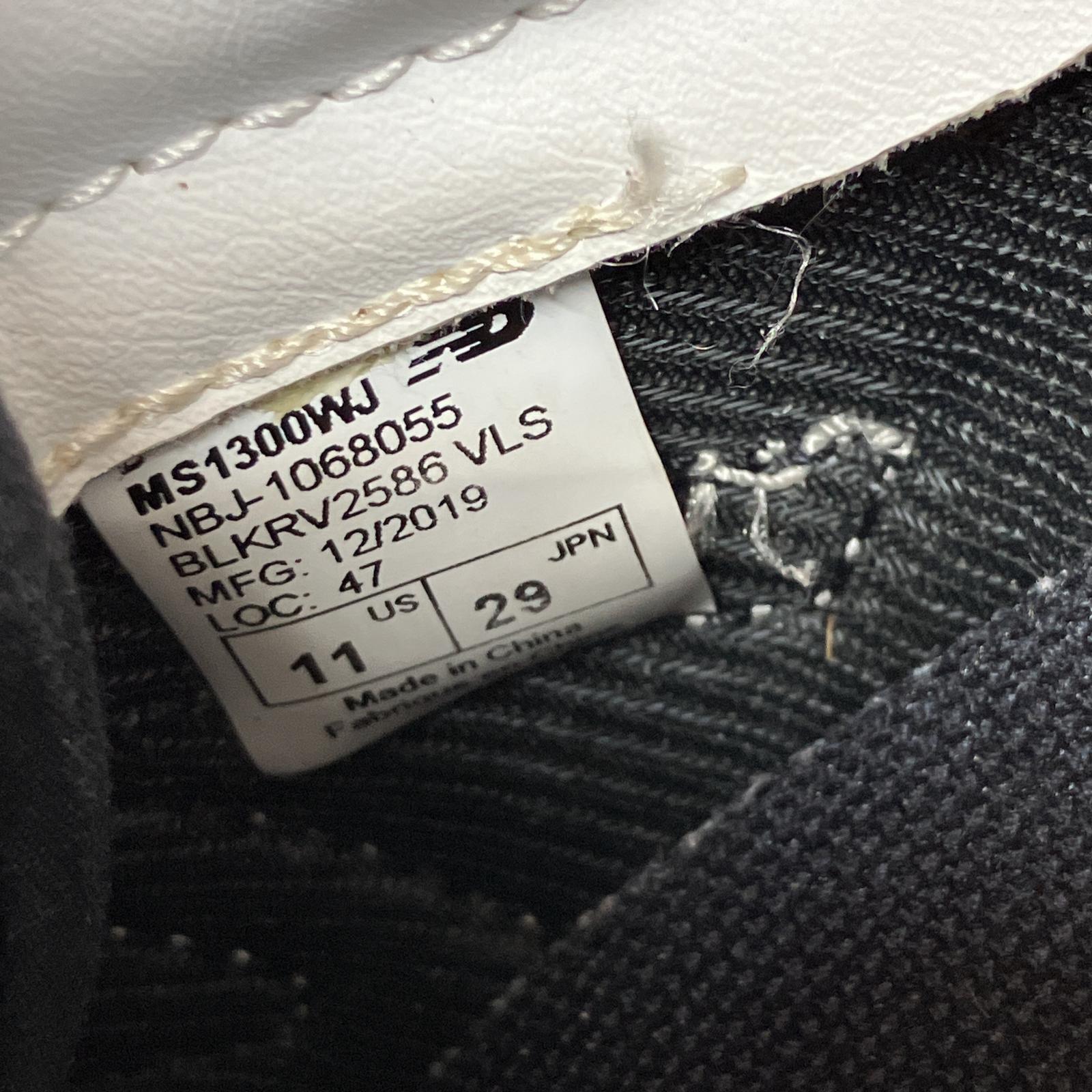 スニーカー COMME des GARCONS×NEW BALANCE MS1300 29.0cm 29cm (US11 UK10 1/2 EU48) ブラック