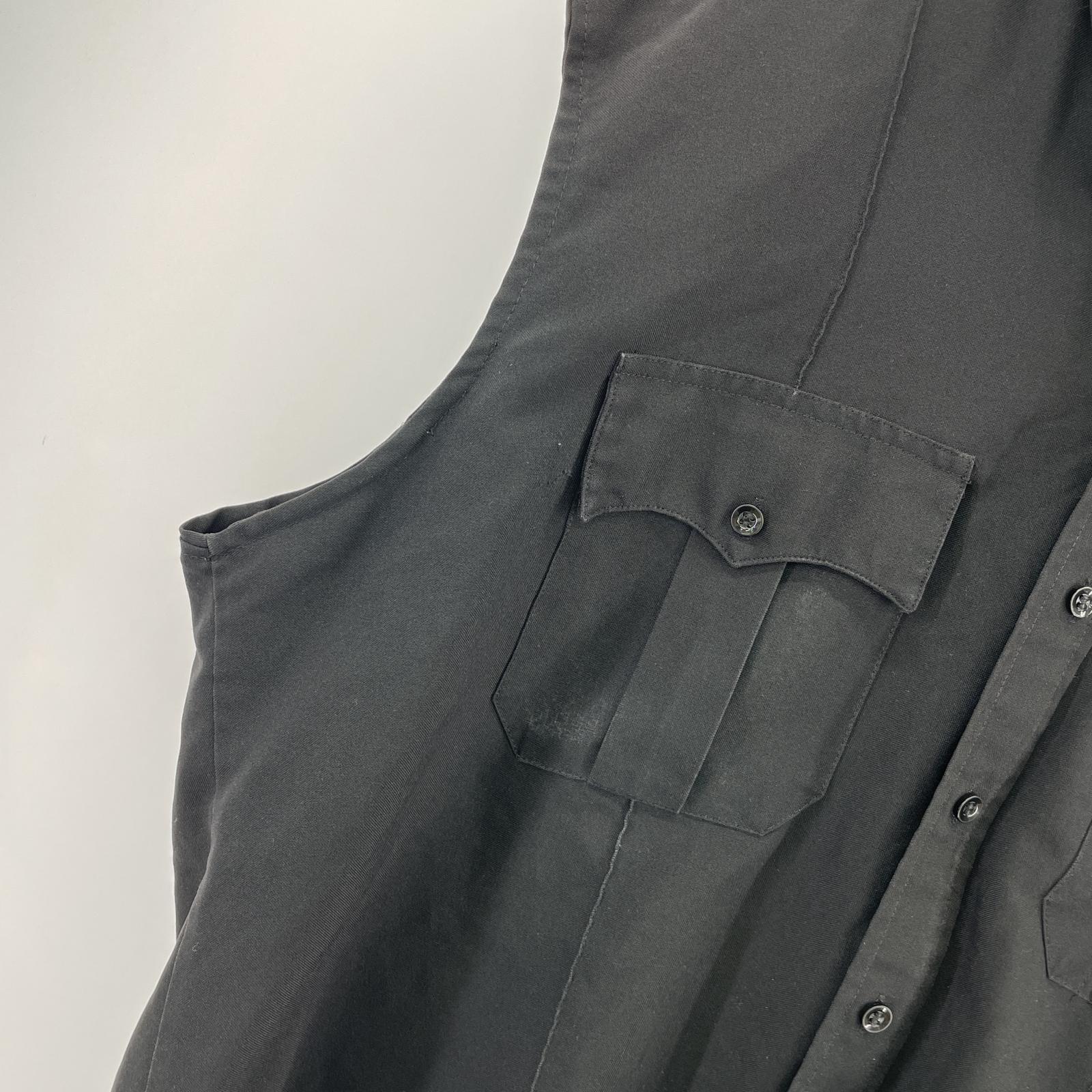 その他アウター Harley-Davidson ノースリーブ ワッペン ZIPベスト XL 黒 ブラック