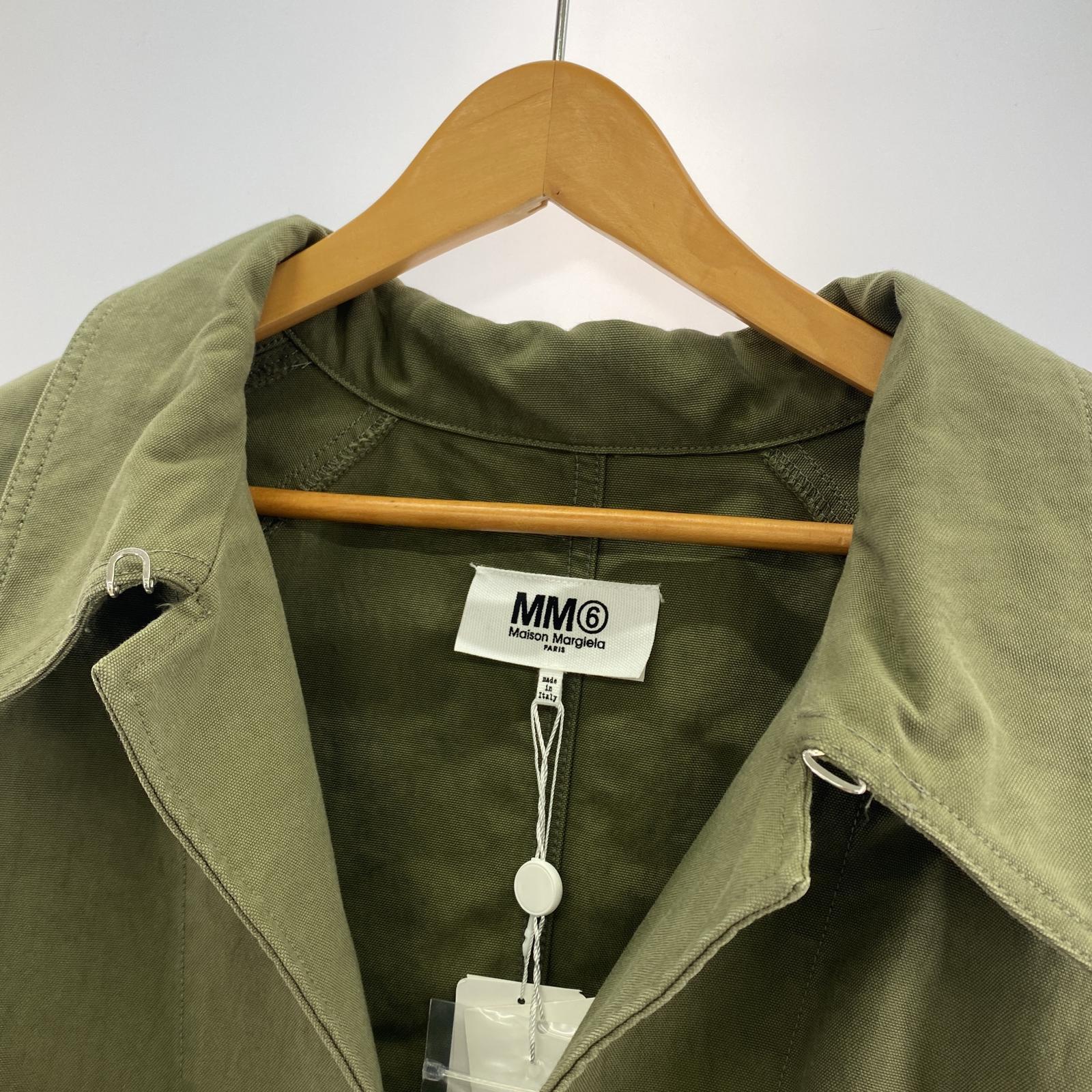 その他アウター MM6 クロップドジャケット 38 オリーブ 38