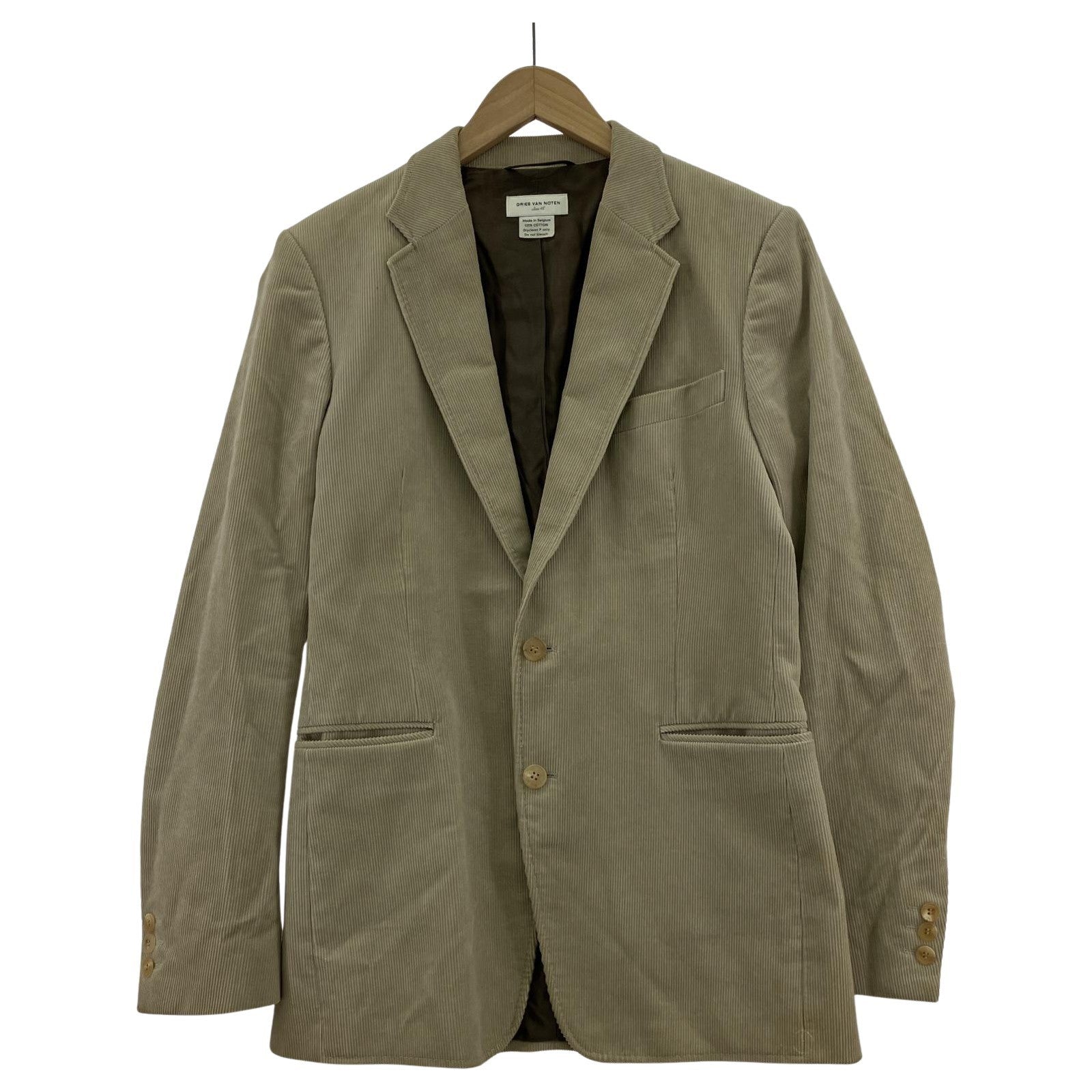 その他アウター DRIES VAN NOTEN/コーデュロイテーラードジャケット/46 46 ベージュ