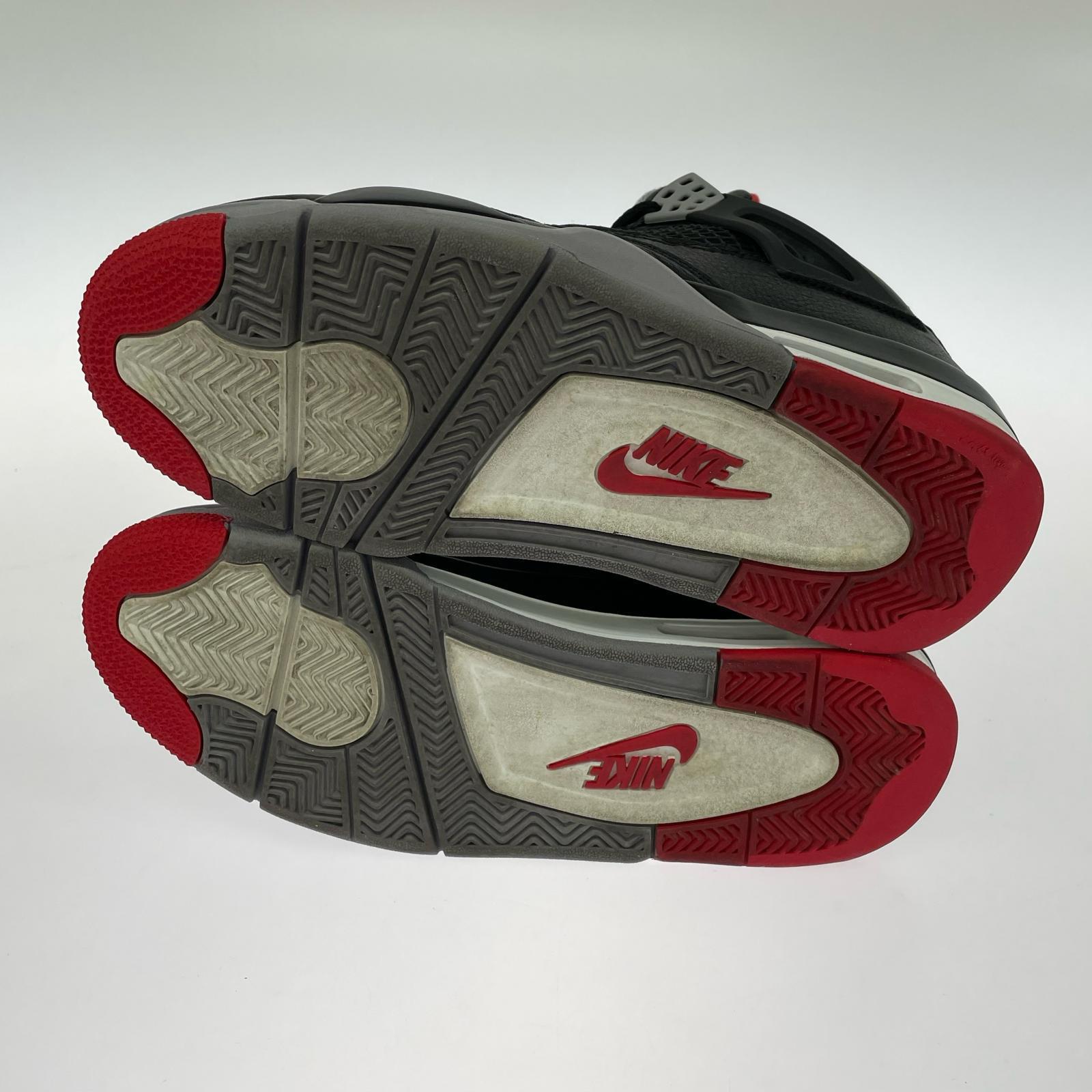その他靴 NIKE Air Jordan 4 Retro Bred Reimagined (25.5cm) 25.5cm (US7 1/2 UK7 EU41) ブラック
