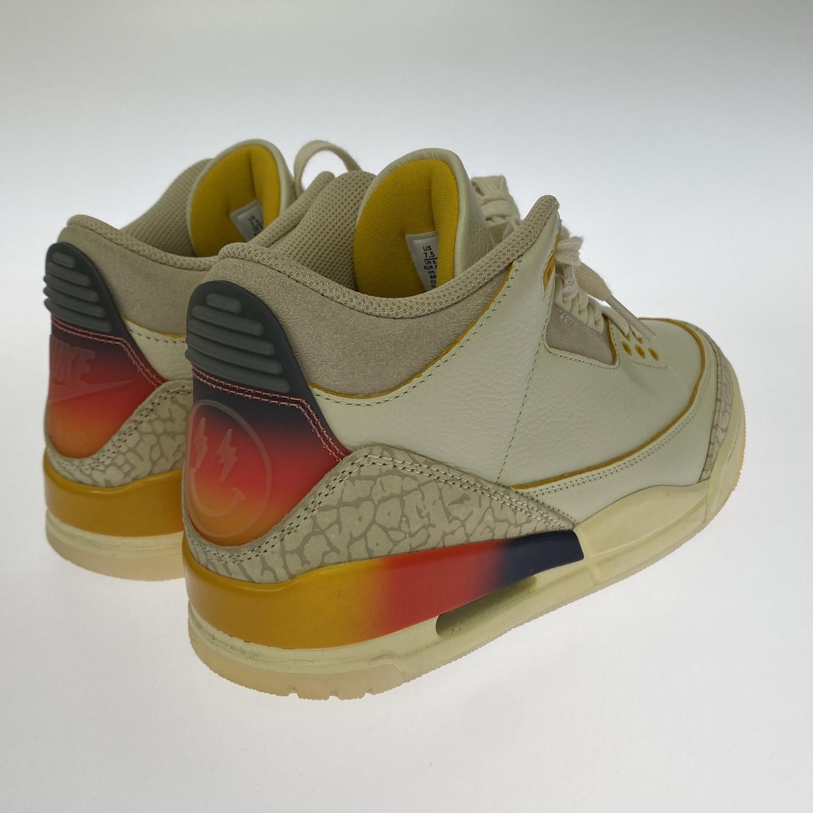 その他靴 NIKE×J Balvin Air Jordan 3 Retro SP Sunset (25.5cm) ホワイト