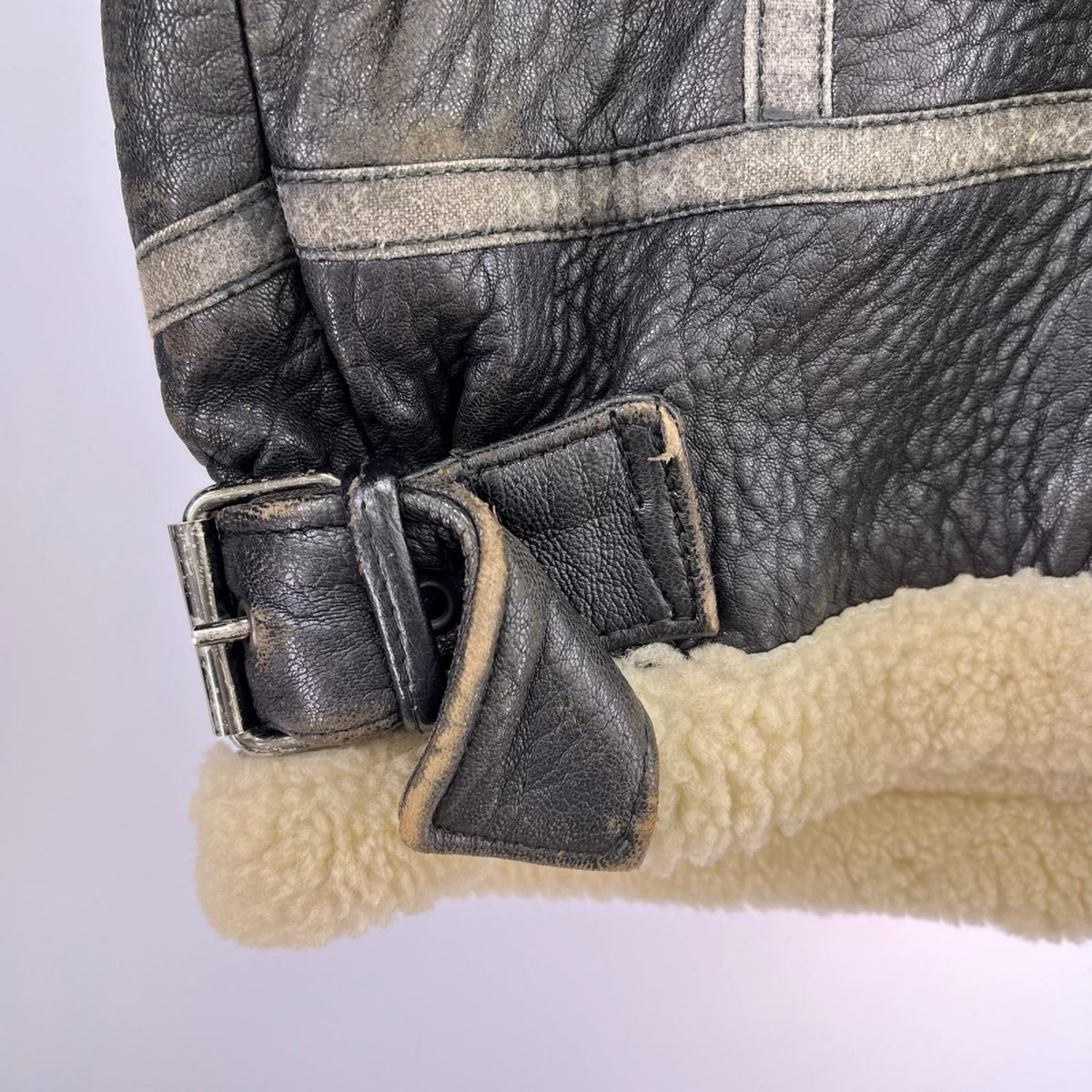 その他アウター OLD・VINTAGE essebi イタリア製 ムートンジャケット ブラック