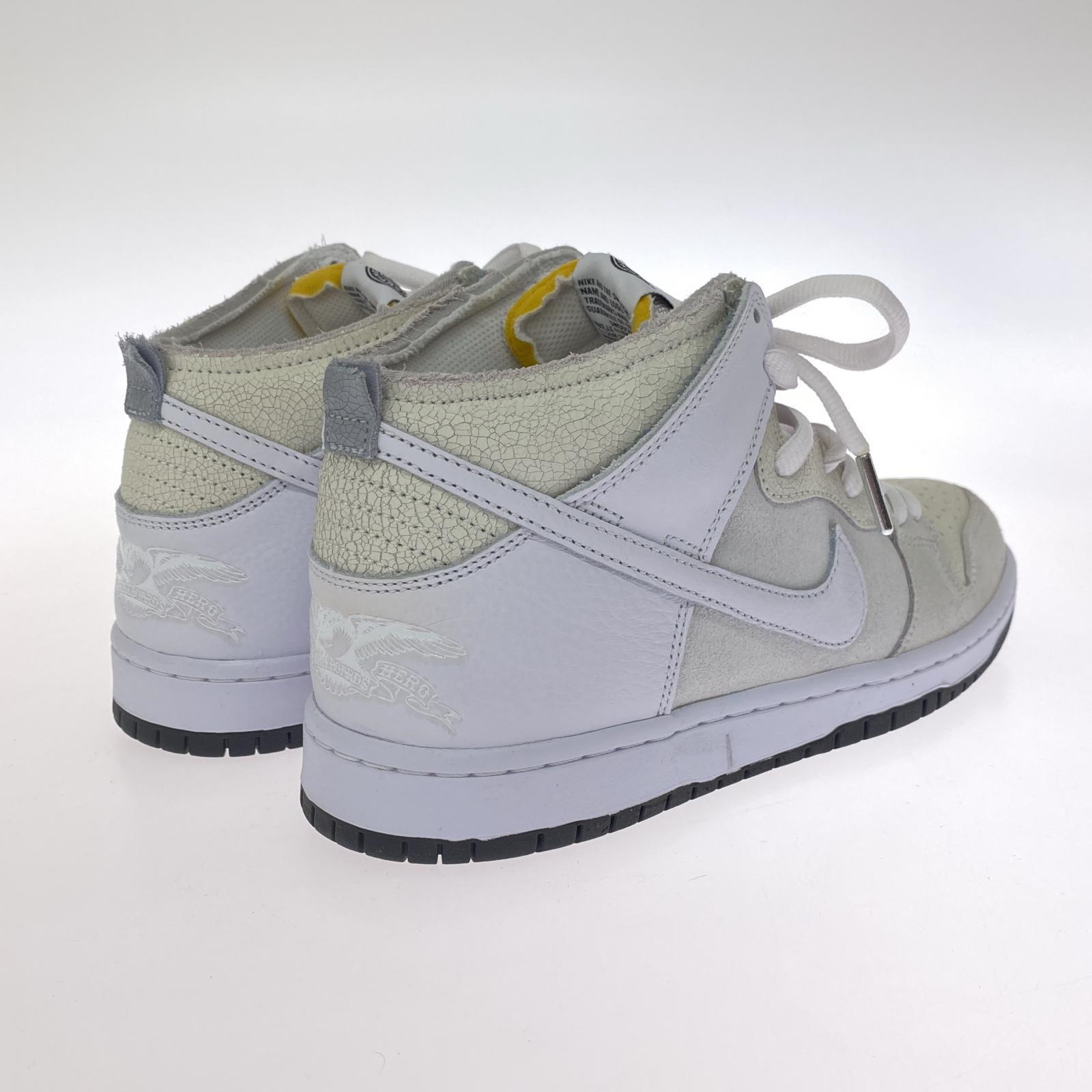 スニーカー Nike SB Dunk High Antihero スニーカー 27.5cm (US9 1/2 UK9 EU45) ホワイト