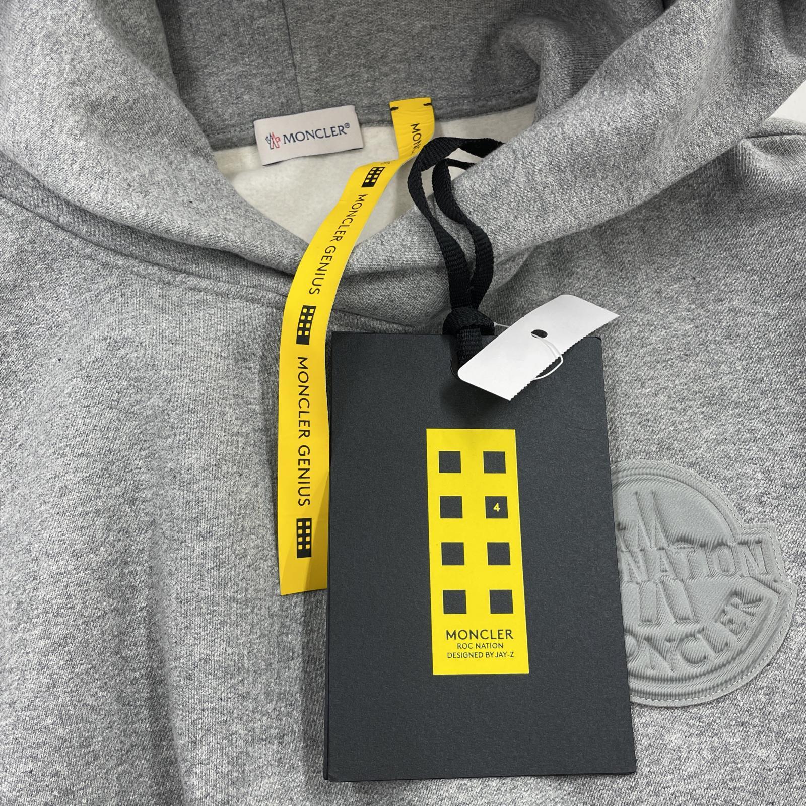 その他アウター MONCLER×ROC NATION PATCH HOODI L グレー