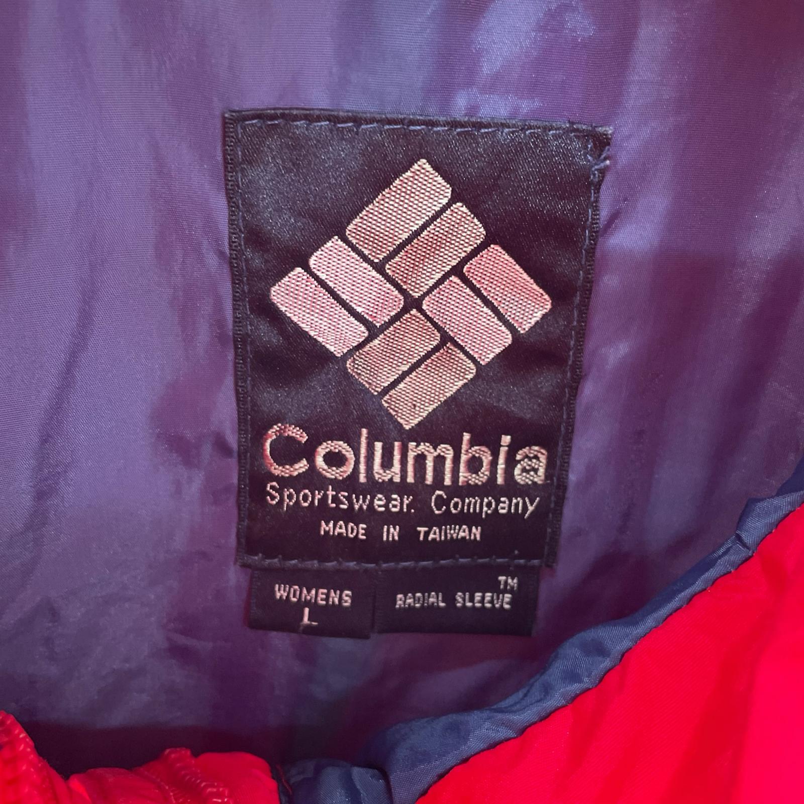 その他アウター 90s Columbia ナイロンジャケット レッド L レッド