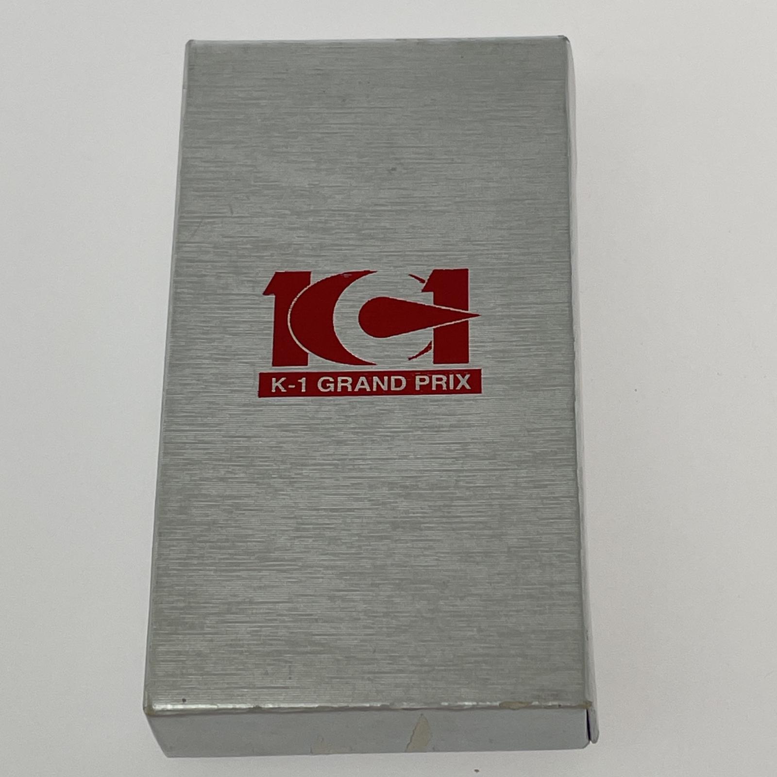 ライター ZIPPO 97年 K-1 アンディー・フグ シリアルNo.177 シルバー