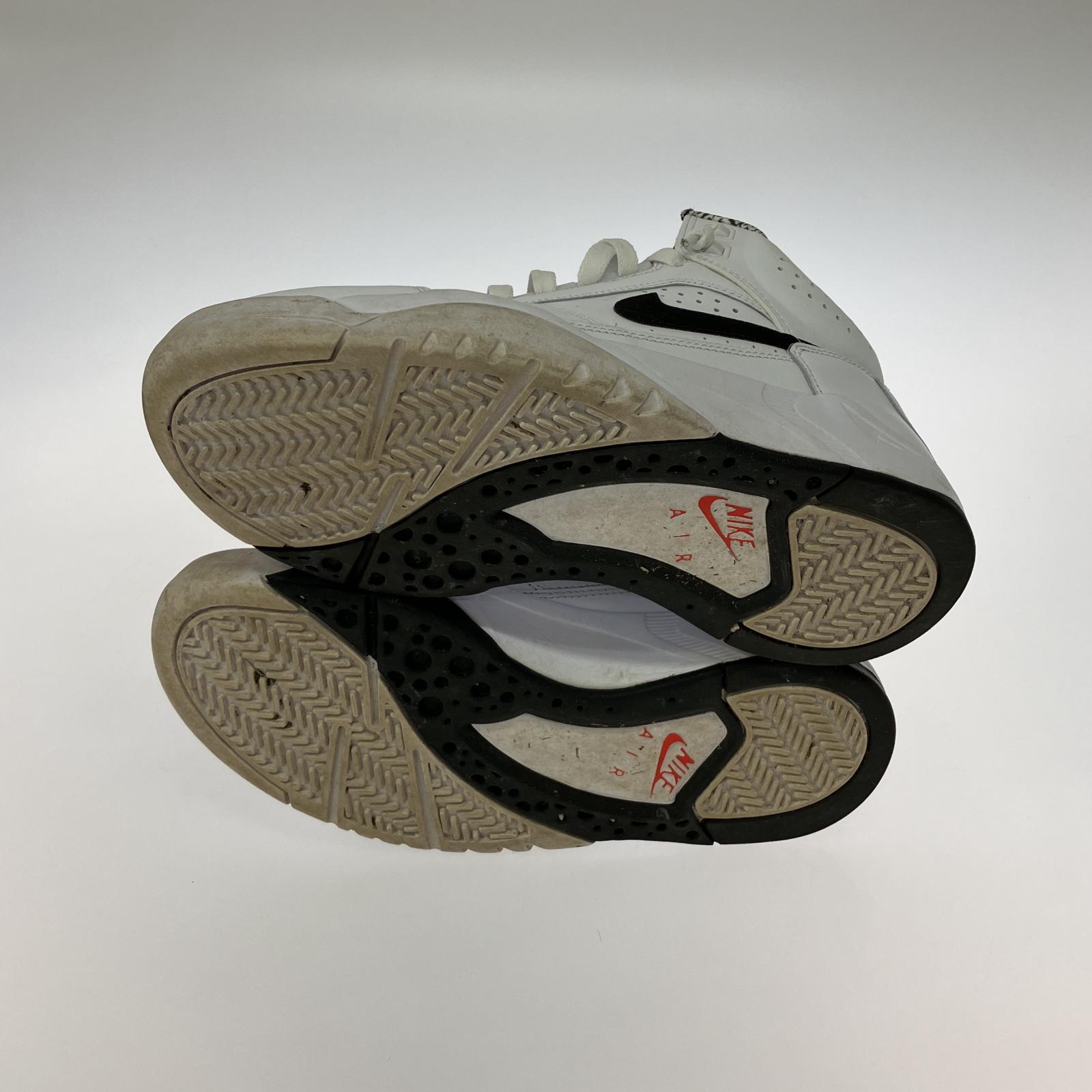 スニーカー NIKE Air Flight Lite Mid White/Black (25cm) 25cm (US7 UK6 1/2 EU40) ホワイト