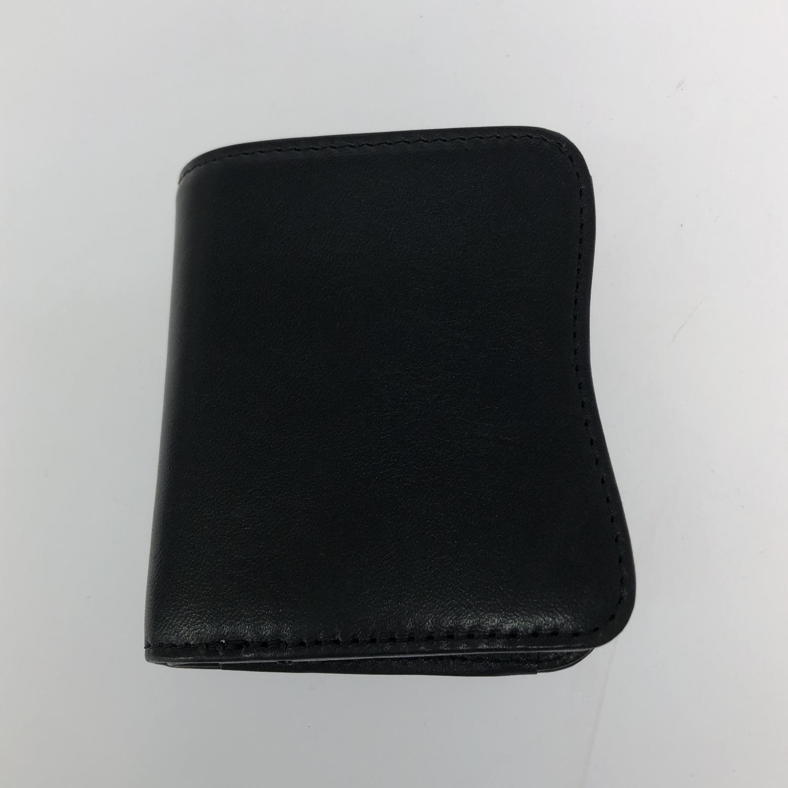 コインケース Y'2 LEATHER/ホースハイドウォレット ブラック