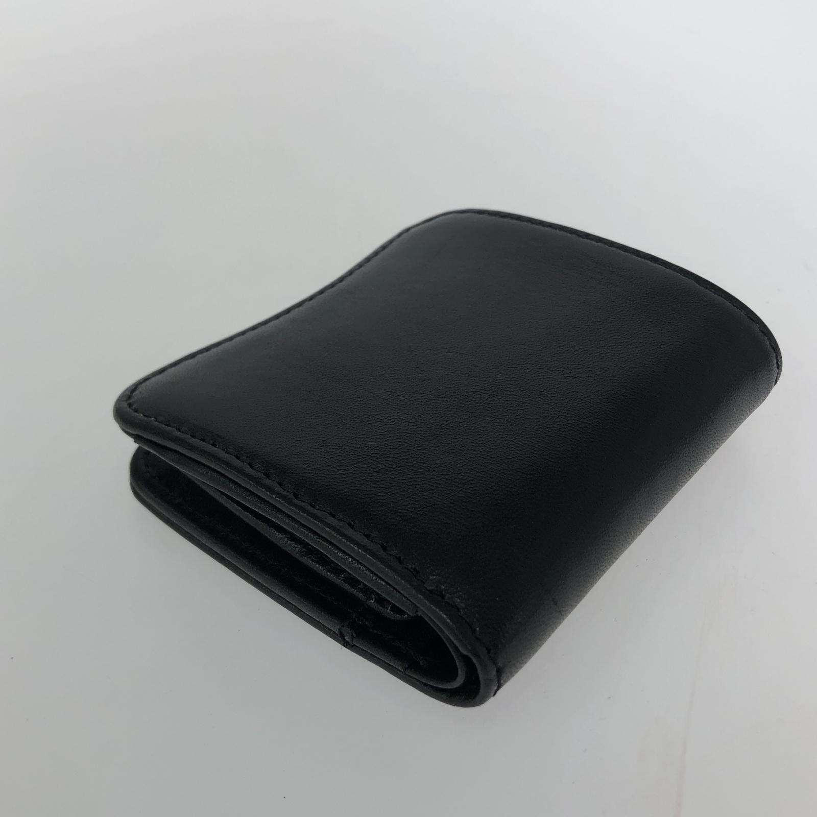コインケース Y'2 LEATHER/ホースハイドウォレット ブラック