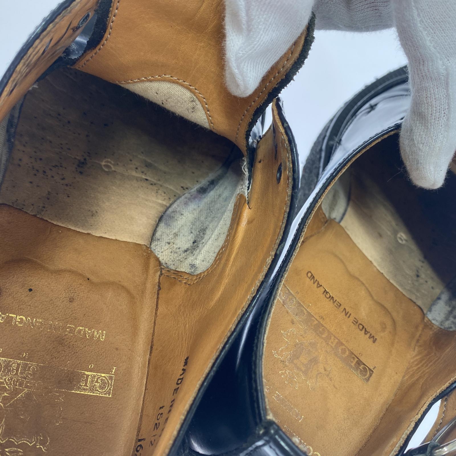 その他靴 GEORGE COX COMME des GARCONS HOMME PLUS/レザーシューズ/UK6/15212 ブラック