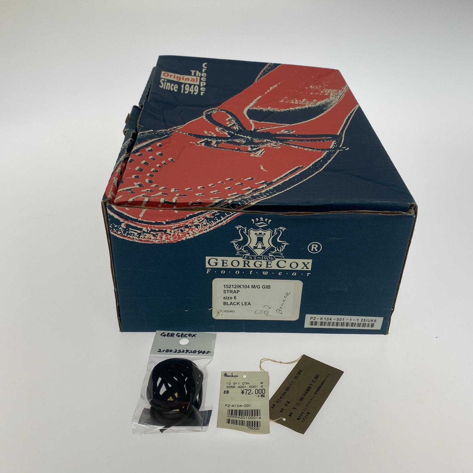 その他靴 GEORGE COX COMME des GARCONS HOMME PLUS/レザーシューズ/UK6/15212 ブラック