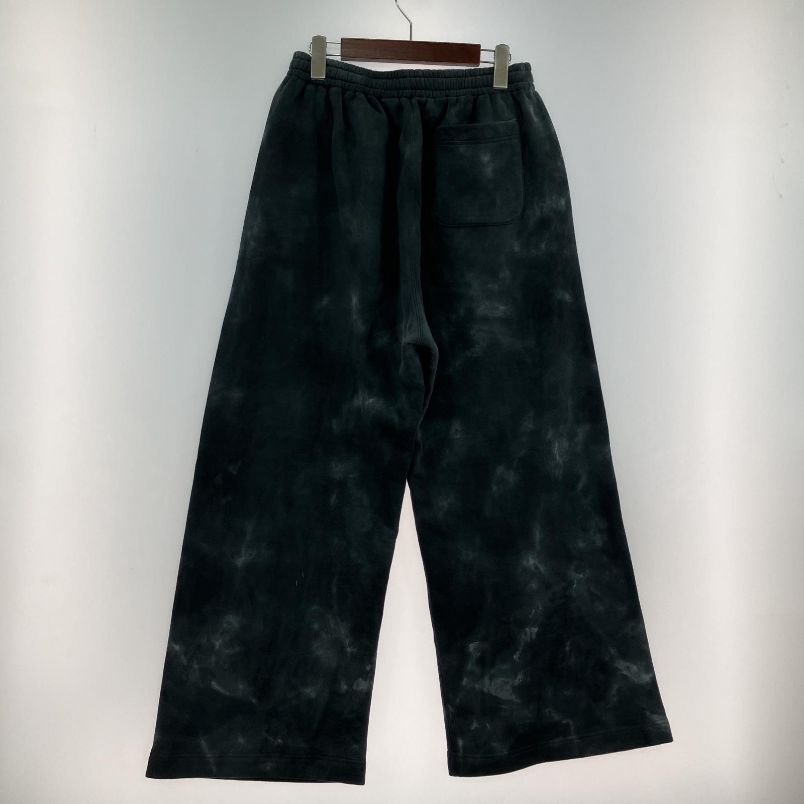 その他ボトムス ensou. Tye-dye Wide Sweat pants ブラック (L) L ブラック