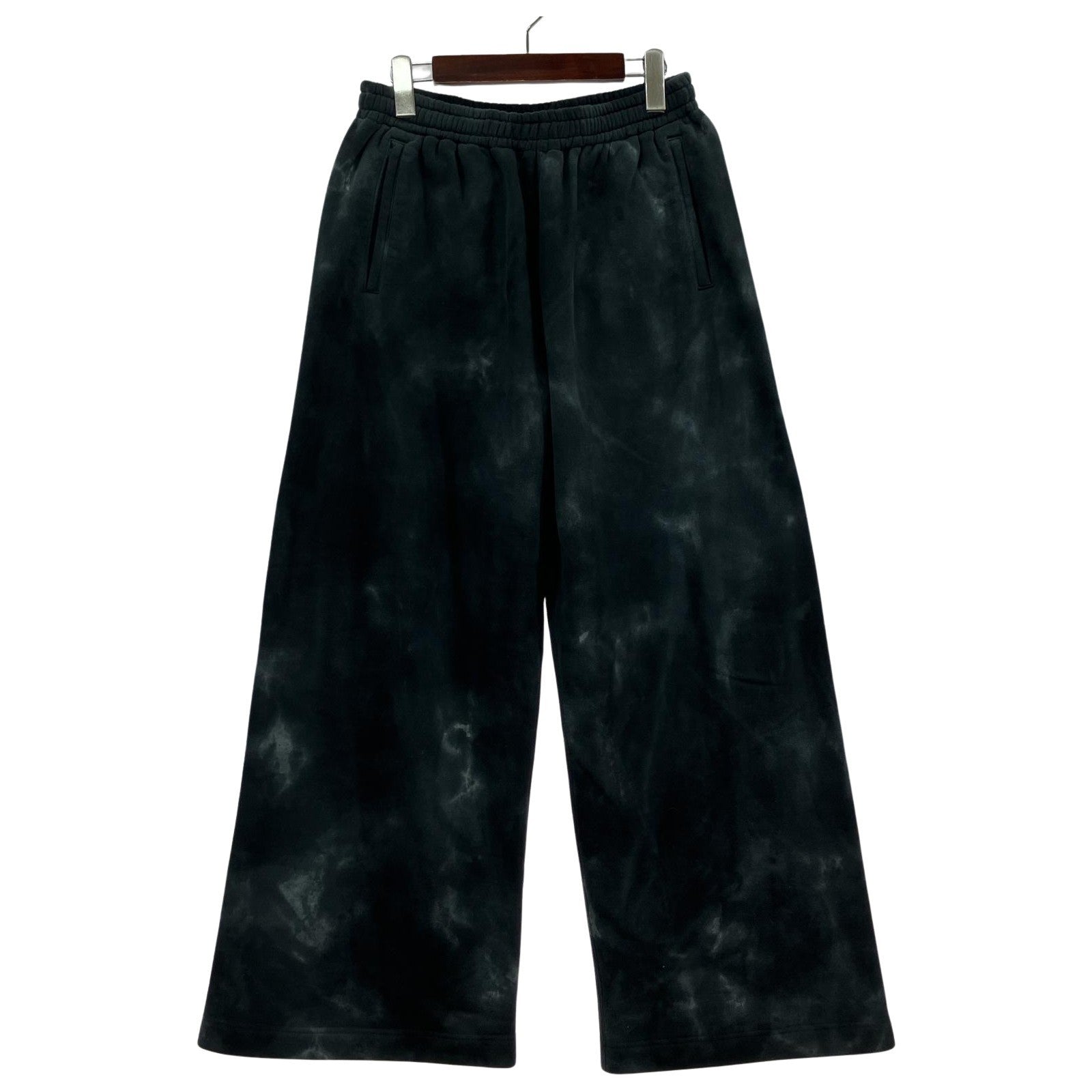 その他ボトムス ensou. Tye-dye Wide Sweat pants ブラック (L) L ブラック