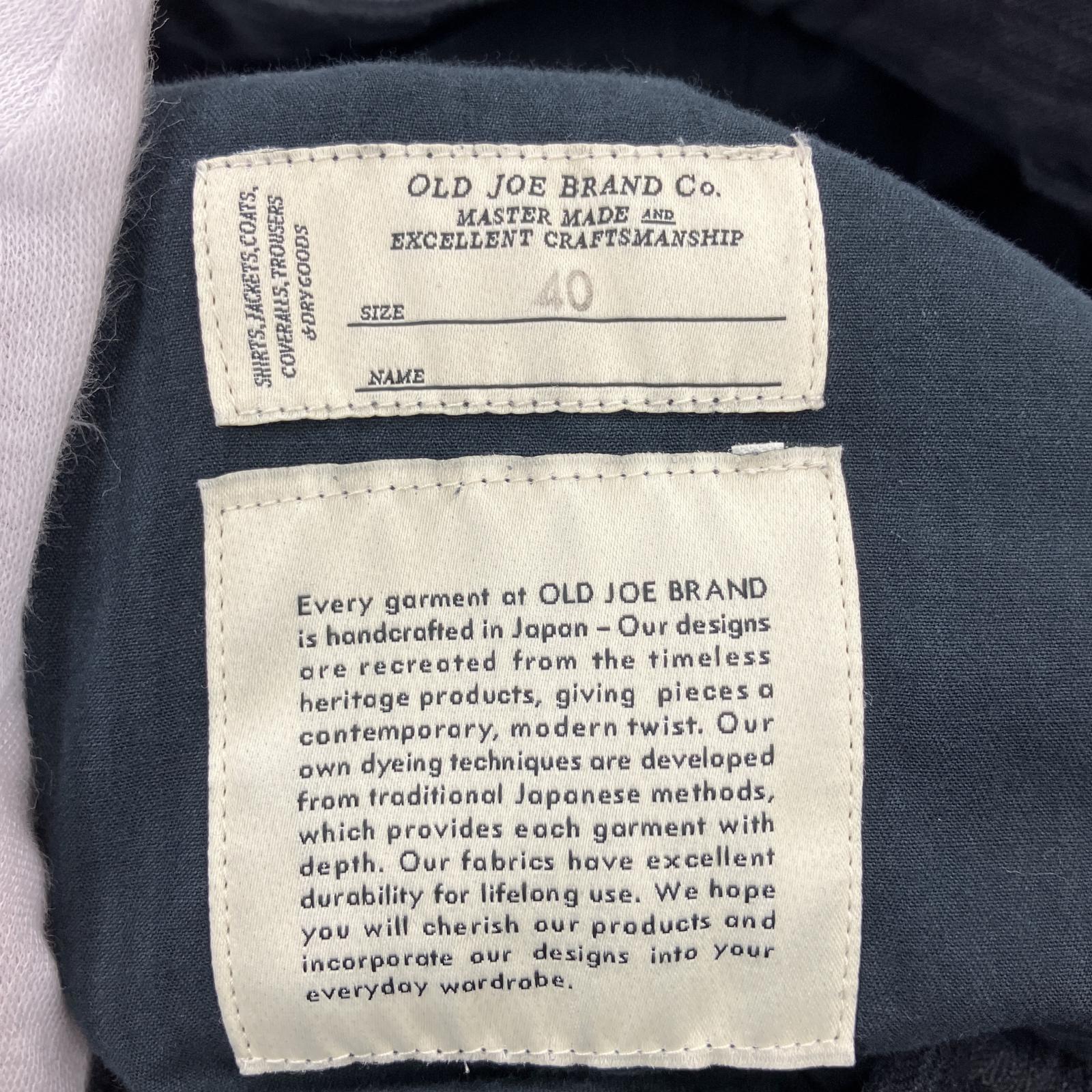 その他ボトムス OLD JOE&CO. OFFSET FRONT COLON 40 ブラック