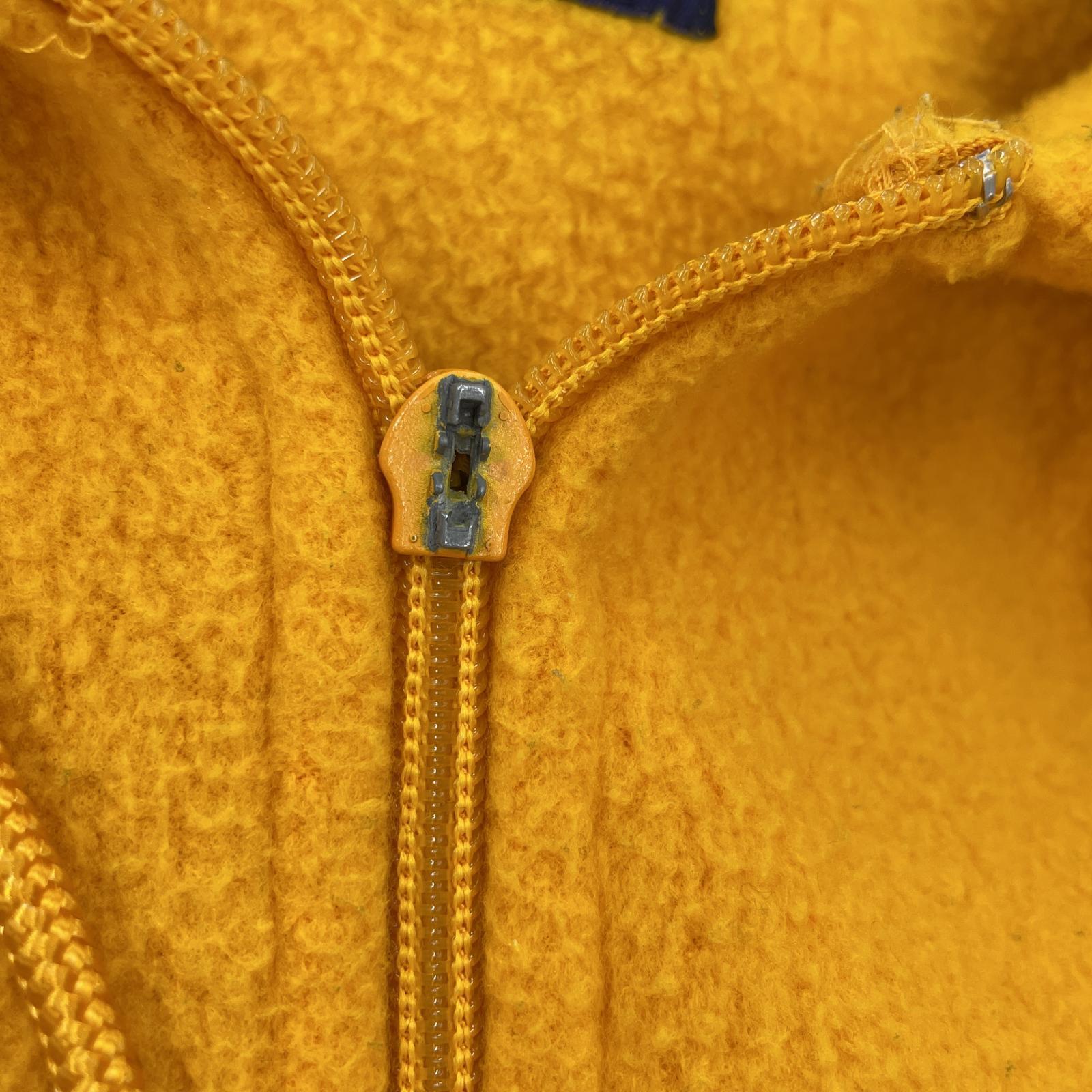 その他トップス OLD GAP 90s ハーフジップ フリース プルオーバー 黄 (XL)