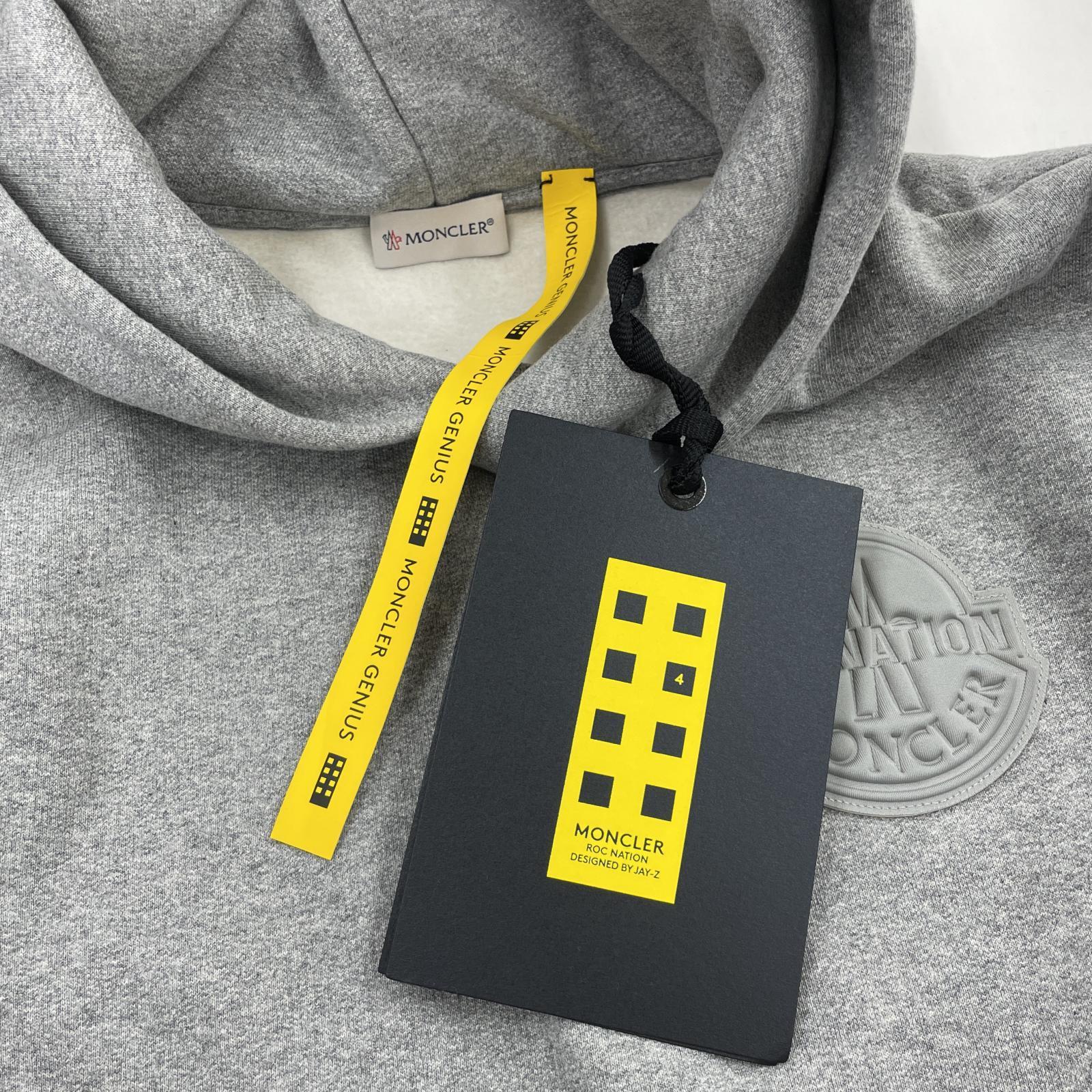 その他トップス MONCLER×ROC NATION PATCH HOODI M グレー