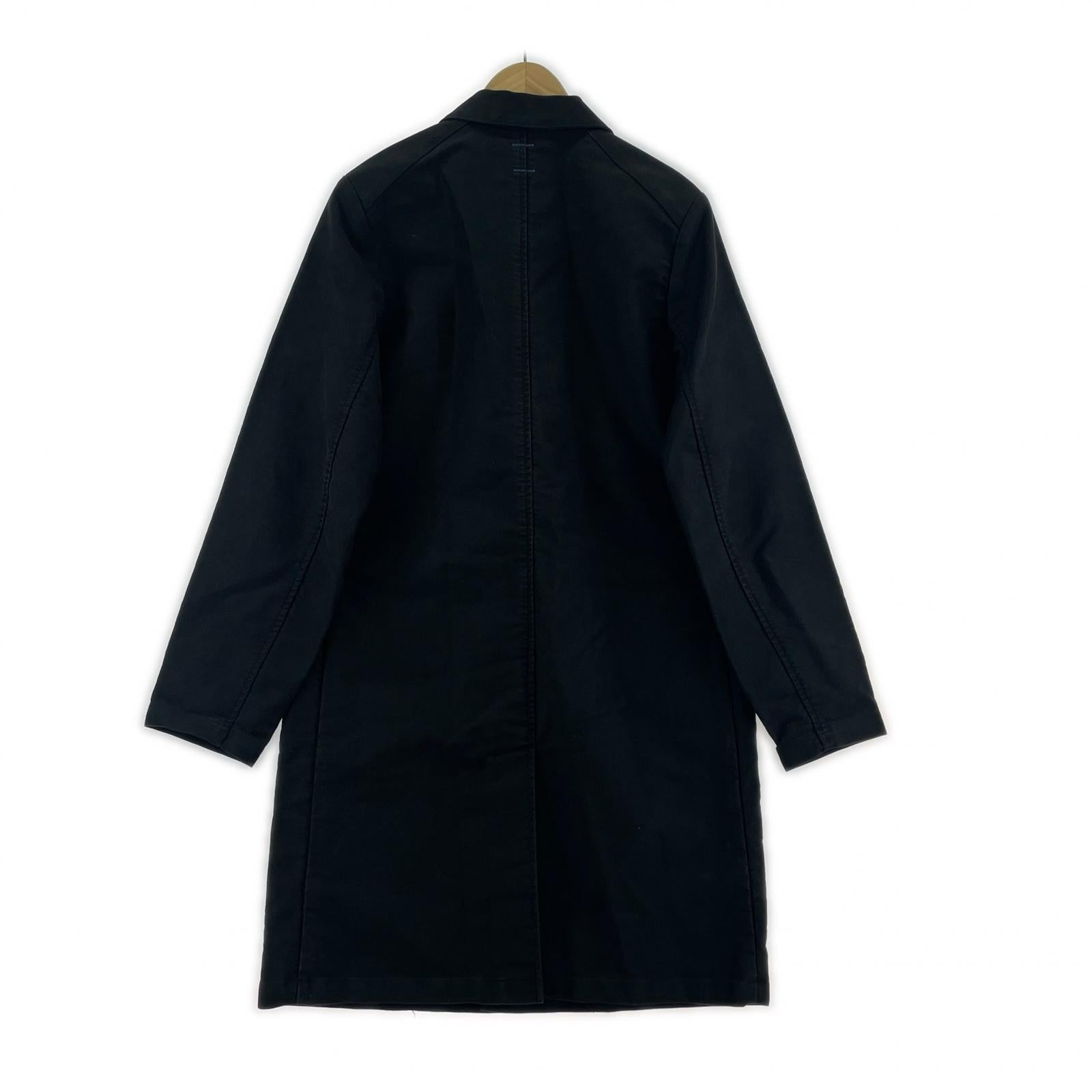 その他ボトムス HERVIER PRODUCTIONS S.A. モールスキンコート ブラック ブラック