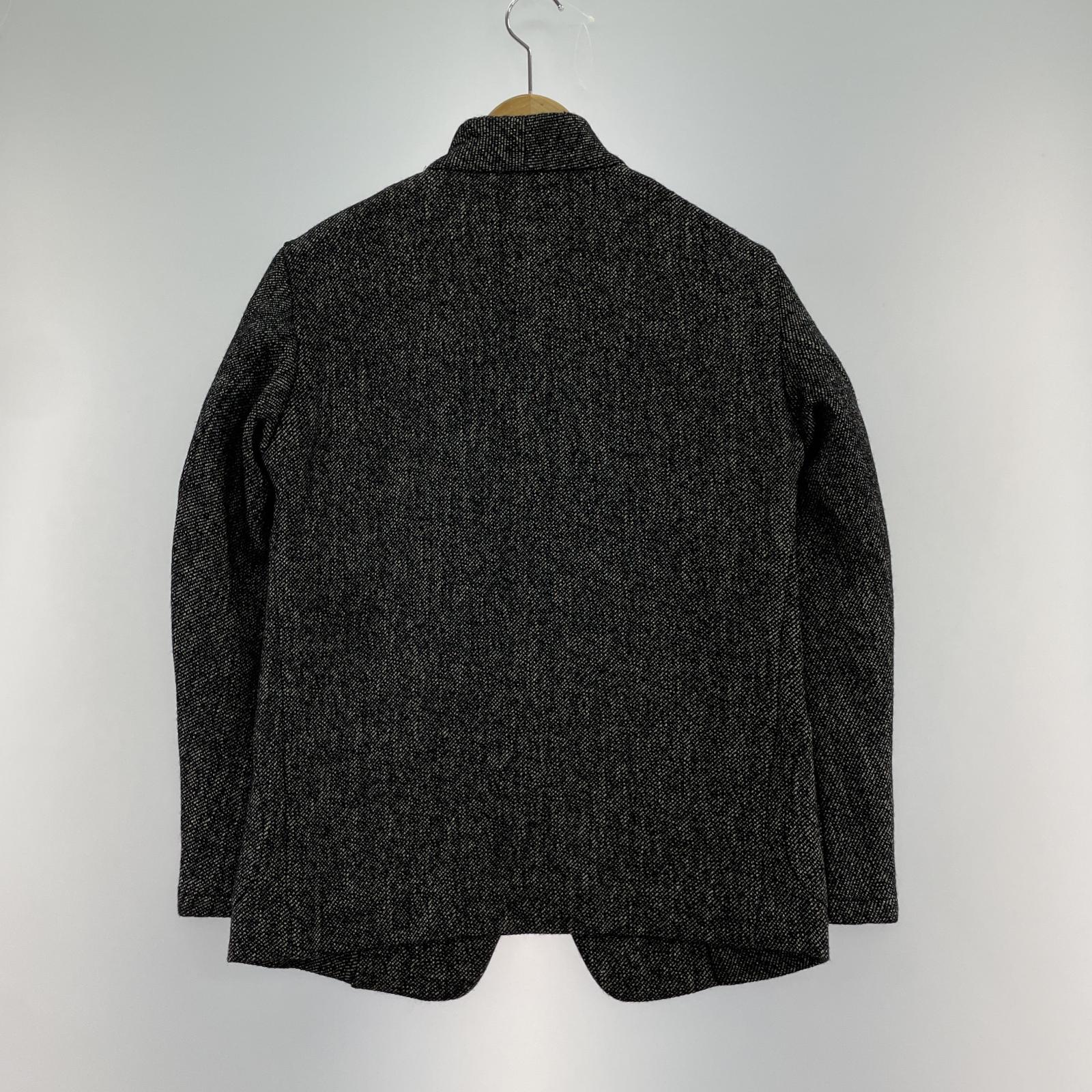 その他アウター m's braque ツイードスタンドカラージャケット 34 グレー ブラック