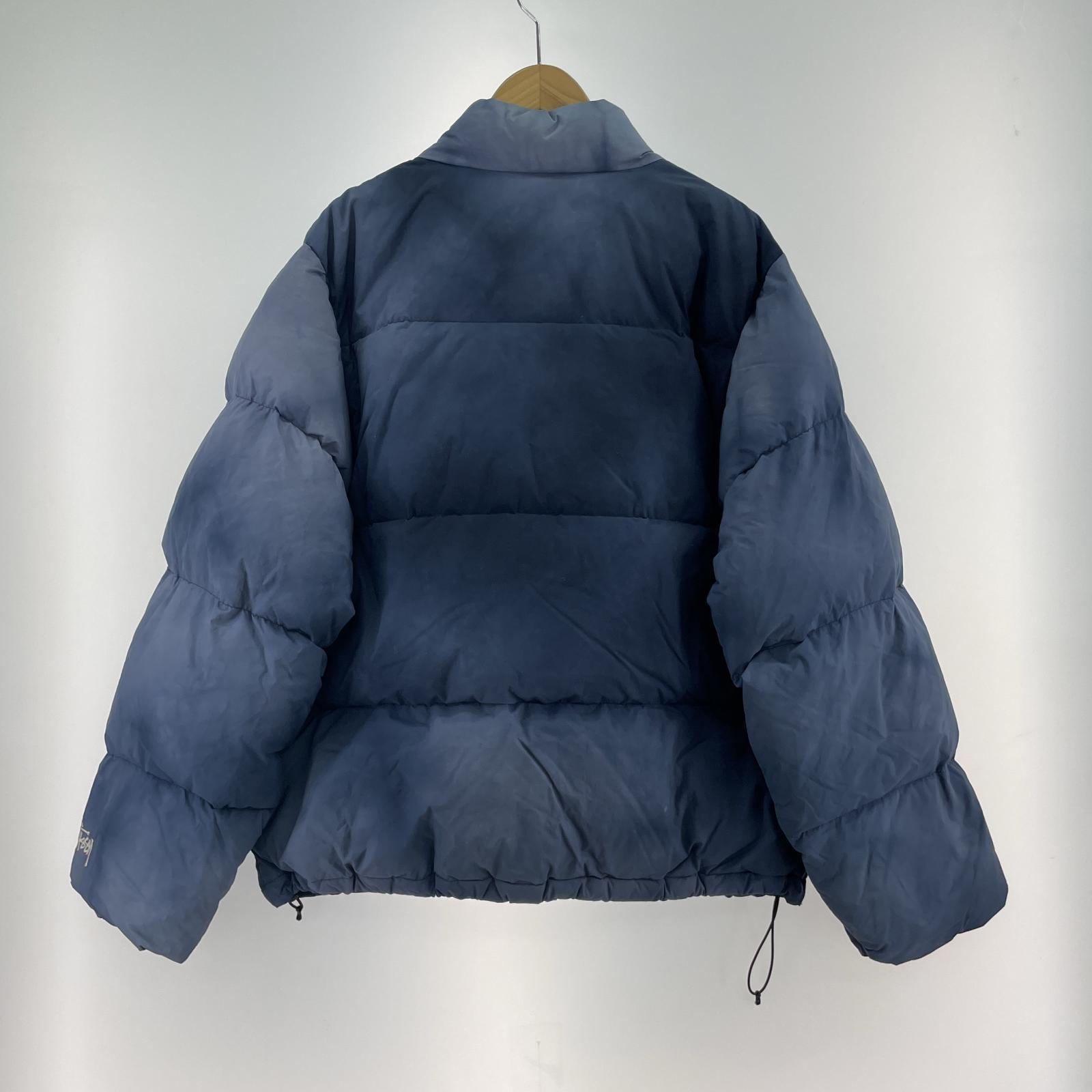 その他アウター STUSSY Recycled Nylon Down Puffer ダウンジャケット M 青 115673 M
