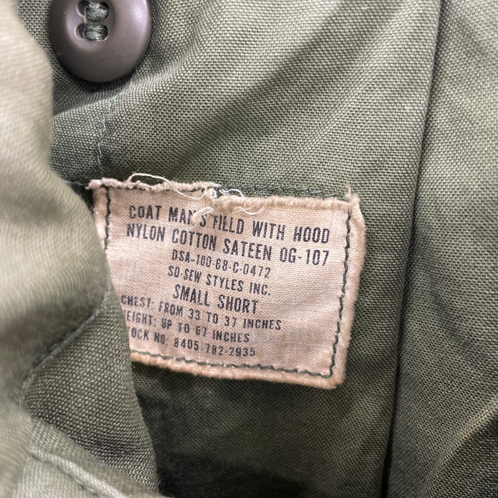 その他アウター S-SEW STYLES INC. M-65 ミリタリージャケット カーキ カーキ