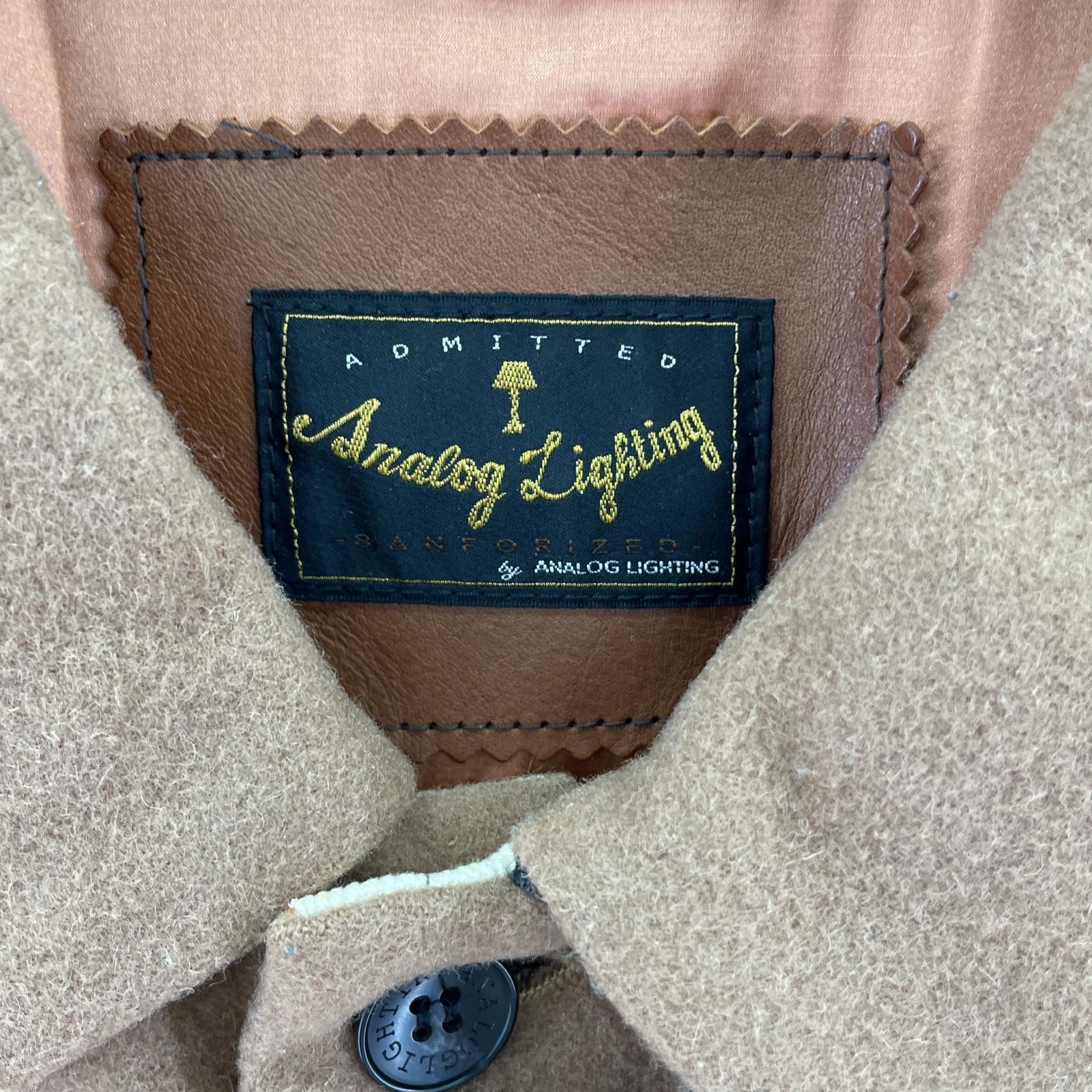 その他アウター analog lighting L/S ウールブルゾン 茶 (M)