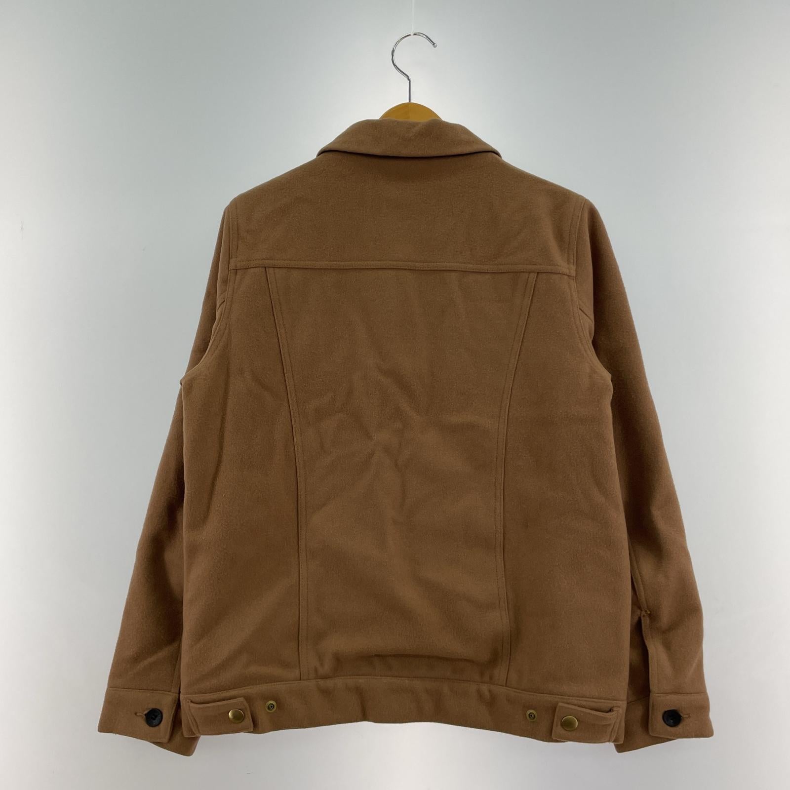 その他アウター analog lighting L/S ウールブルゾン 茶 (M)
