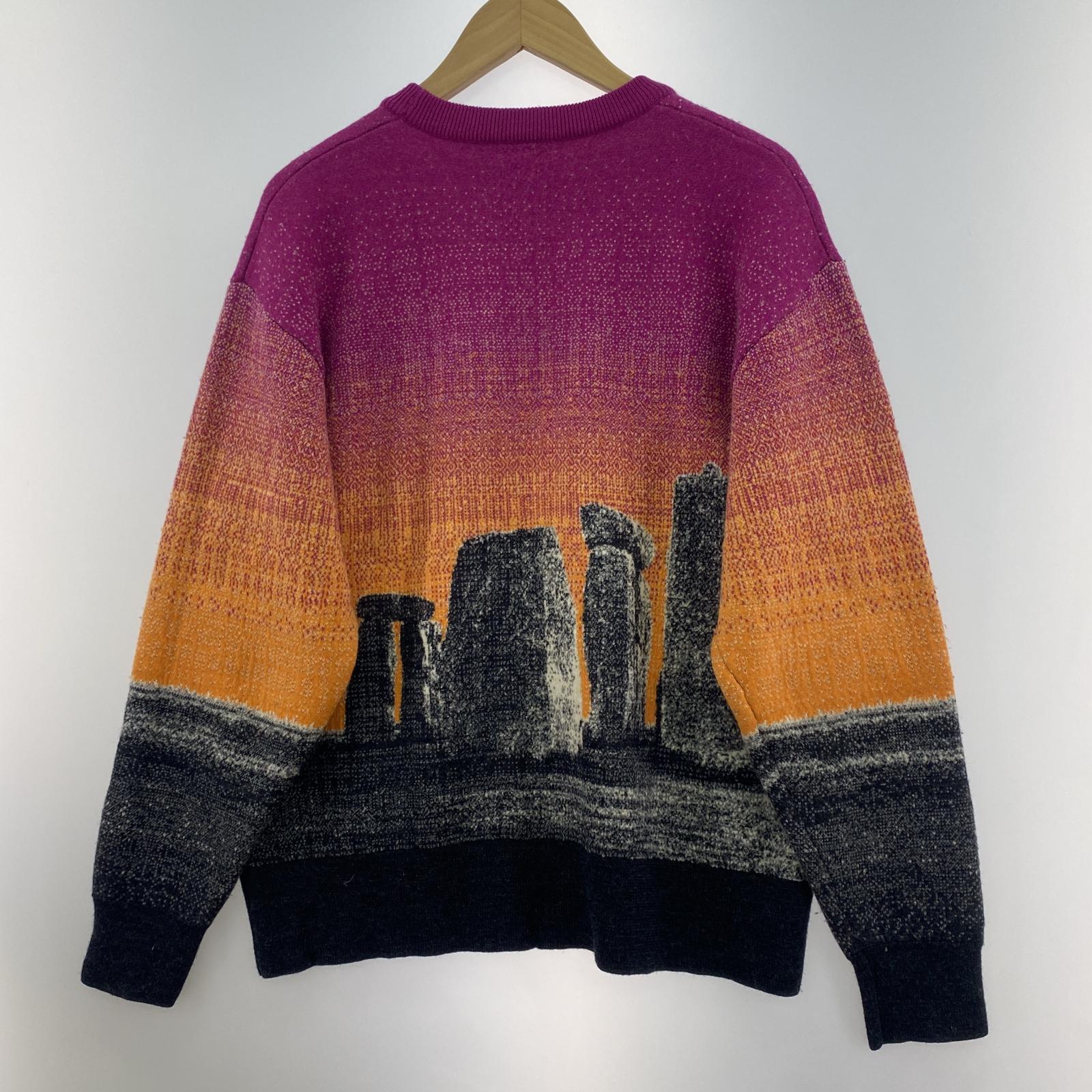 その他トップス ARIES 23AW HENGE KNIT JUMPER 総柄ニット (M) M マルチカラー